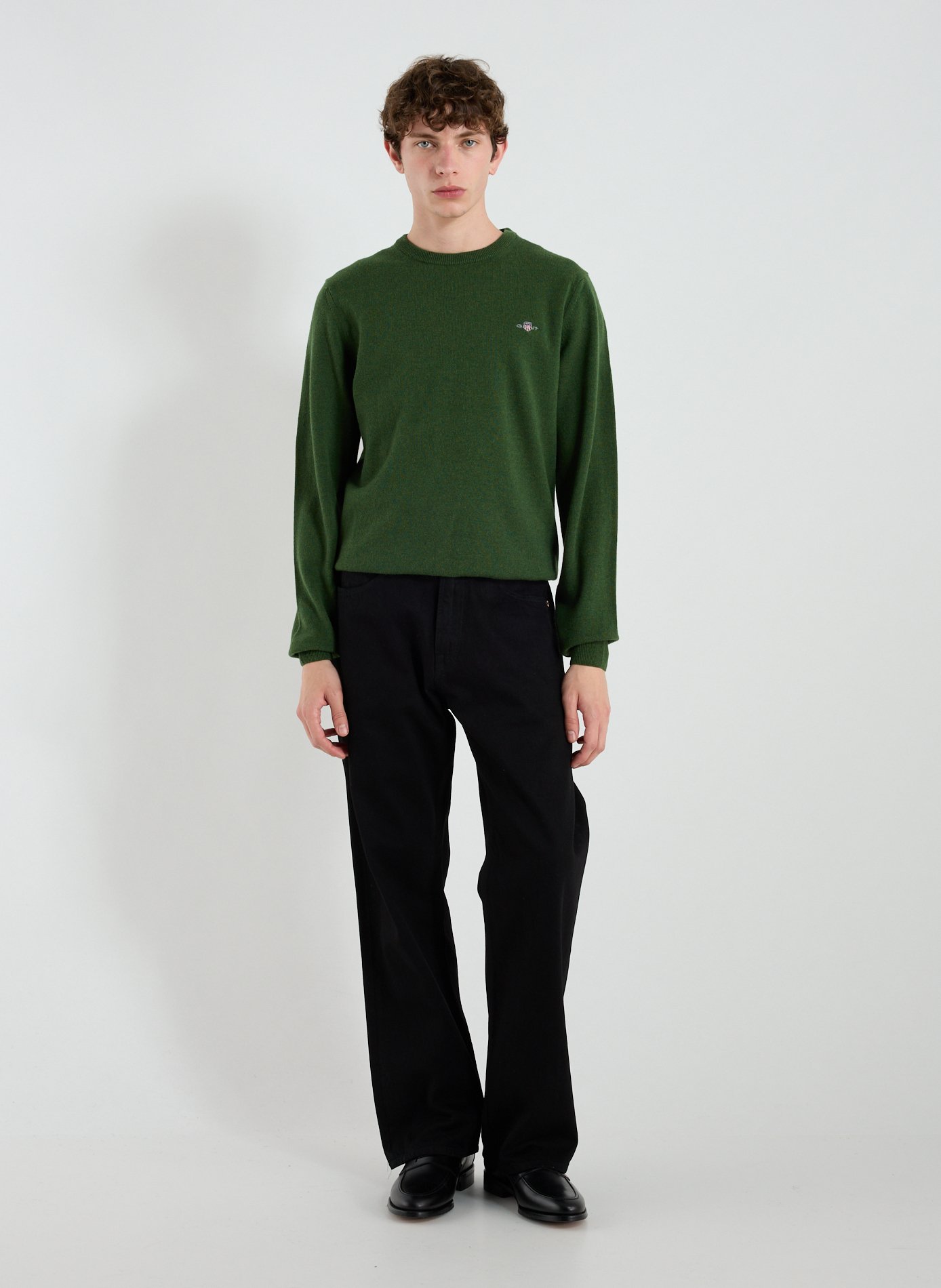Crew-neck jumper GANT Green