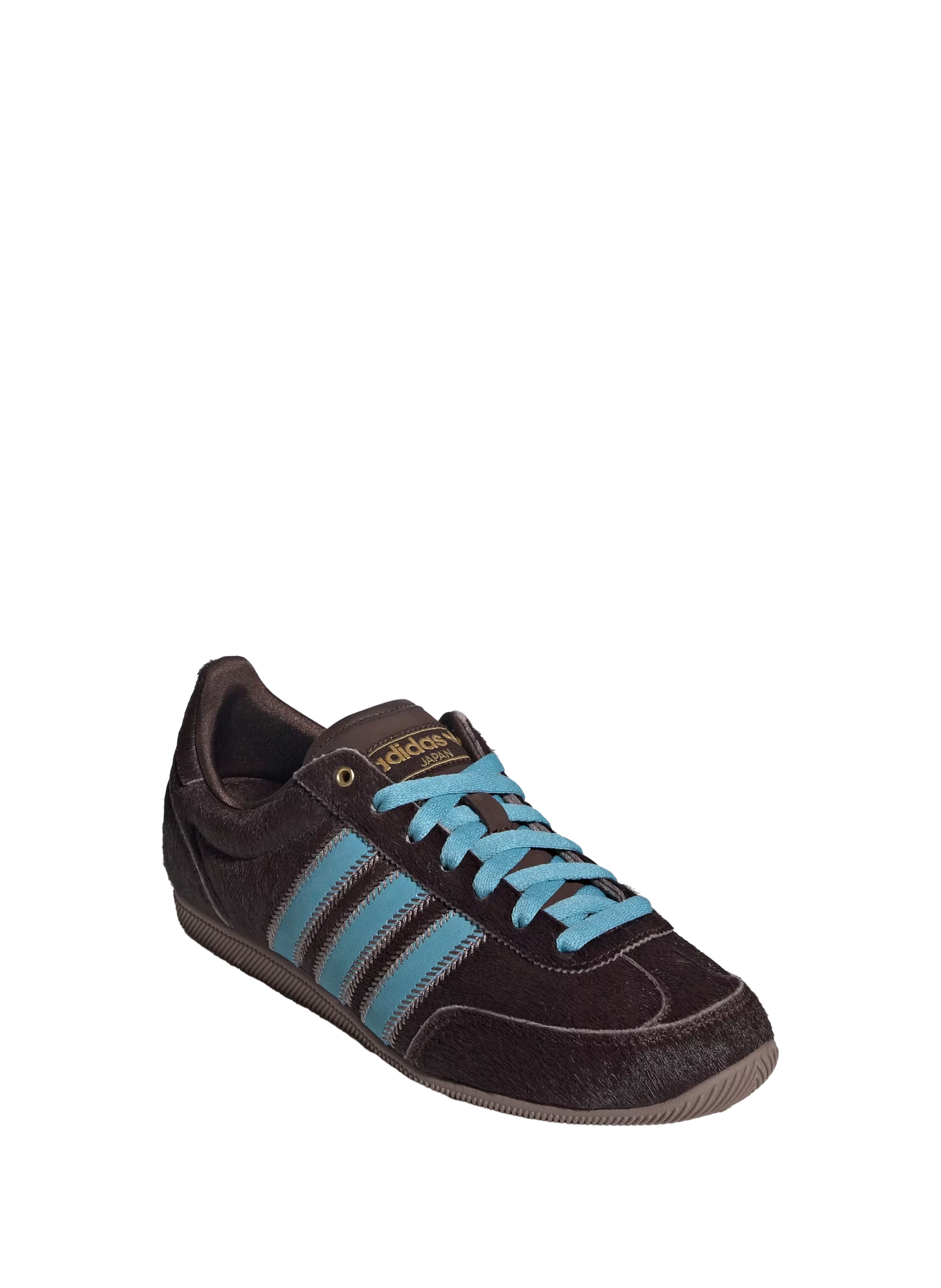 Mixed leather sneakers ADIDAS Brown
