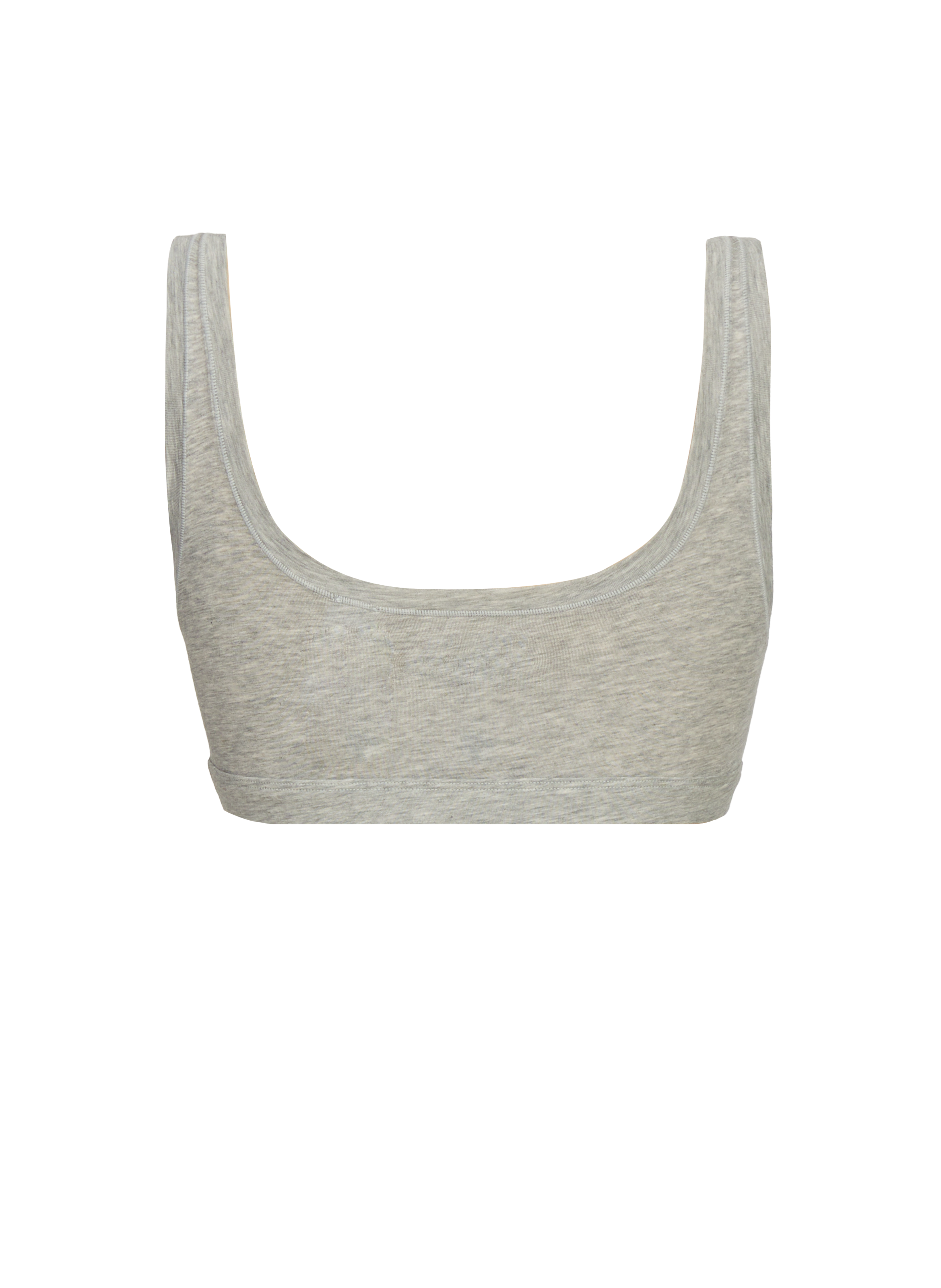 Bralette en coton mélangé POLO RALPH LAUREN Gris