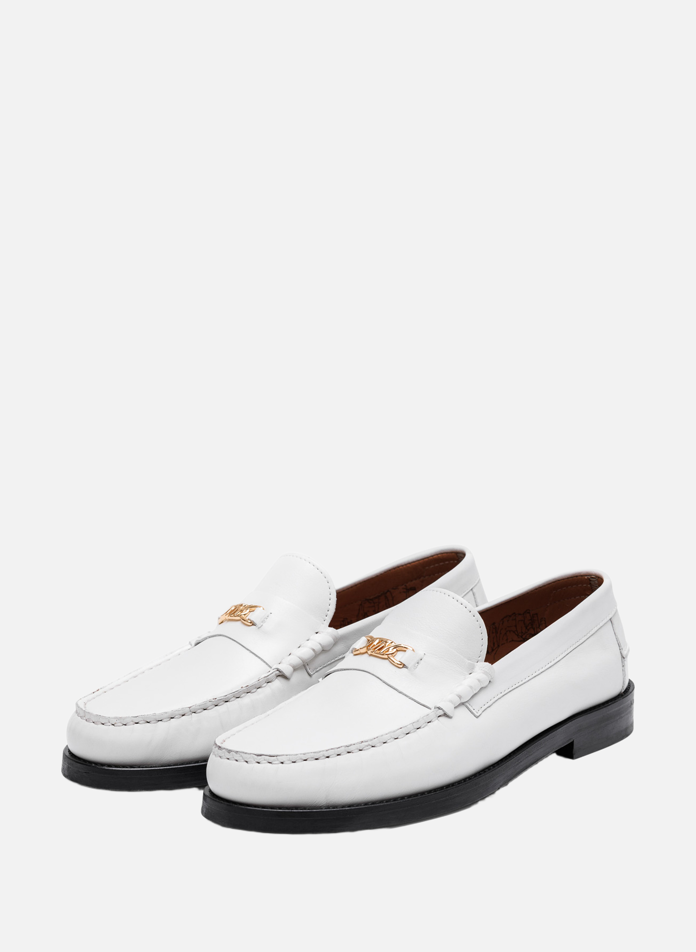 Mocassins roma NAKED WOLFE Blanc