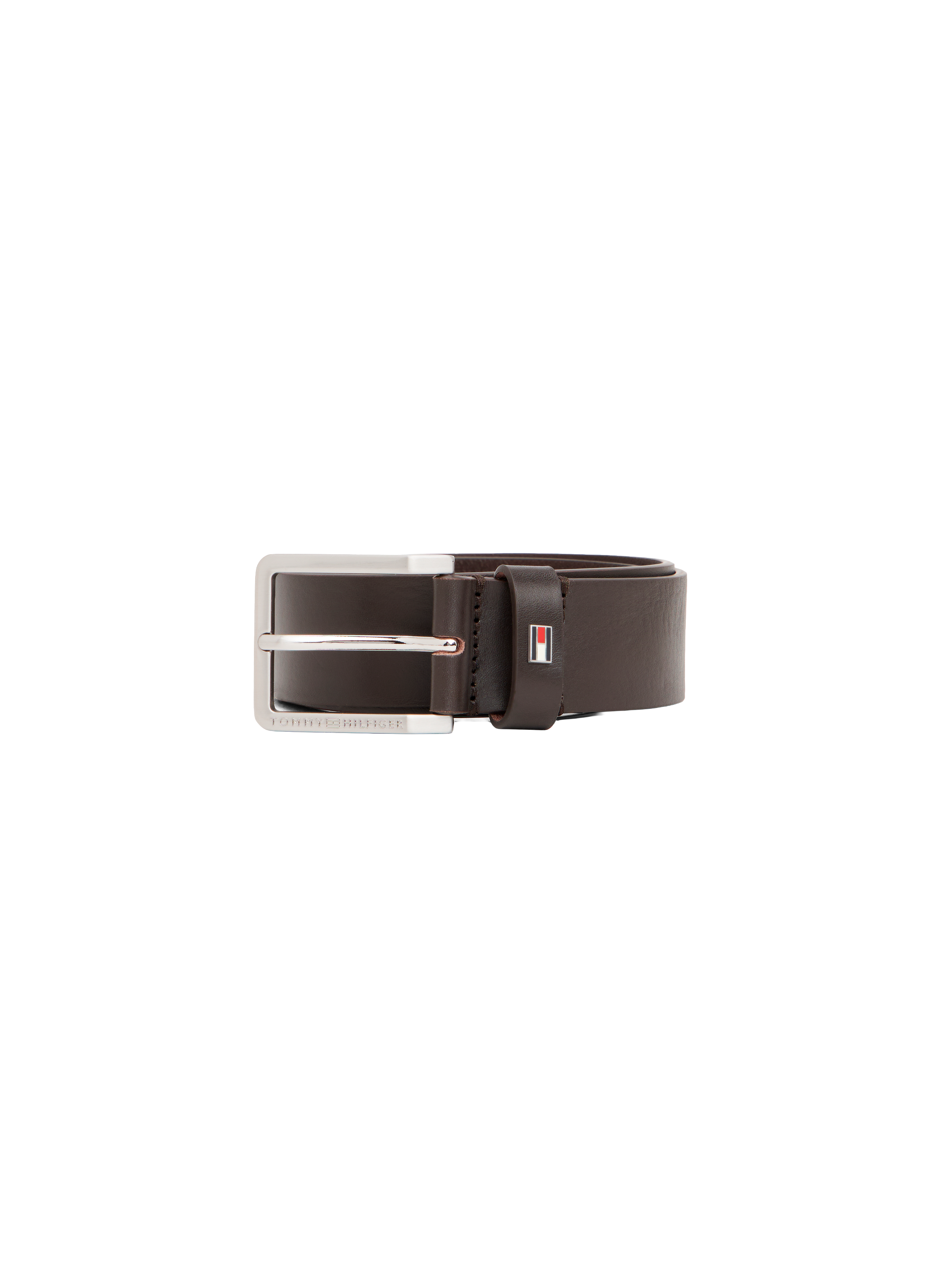 Ceinture en cuir de vache TOMMY HILFIGER Marron