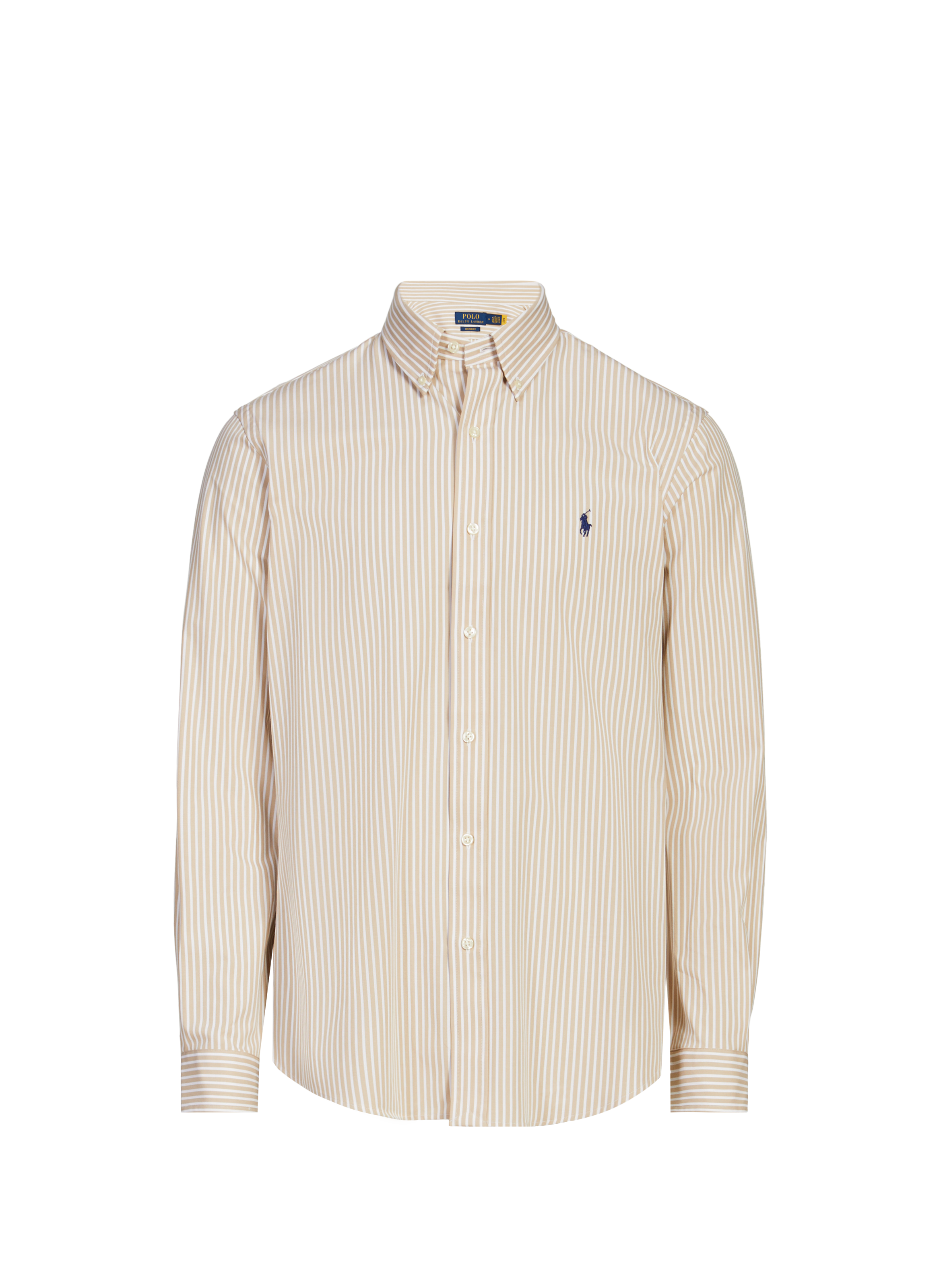 POLO RALPH LAUREN Chemise rayée en coton Beige