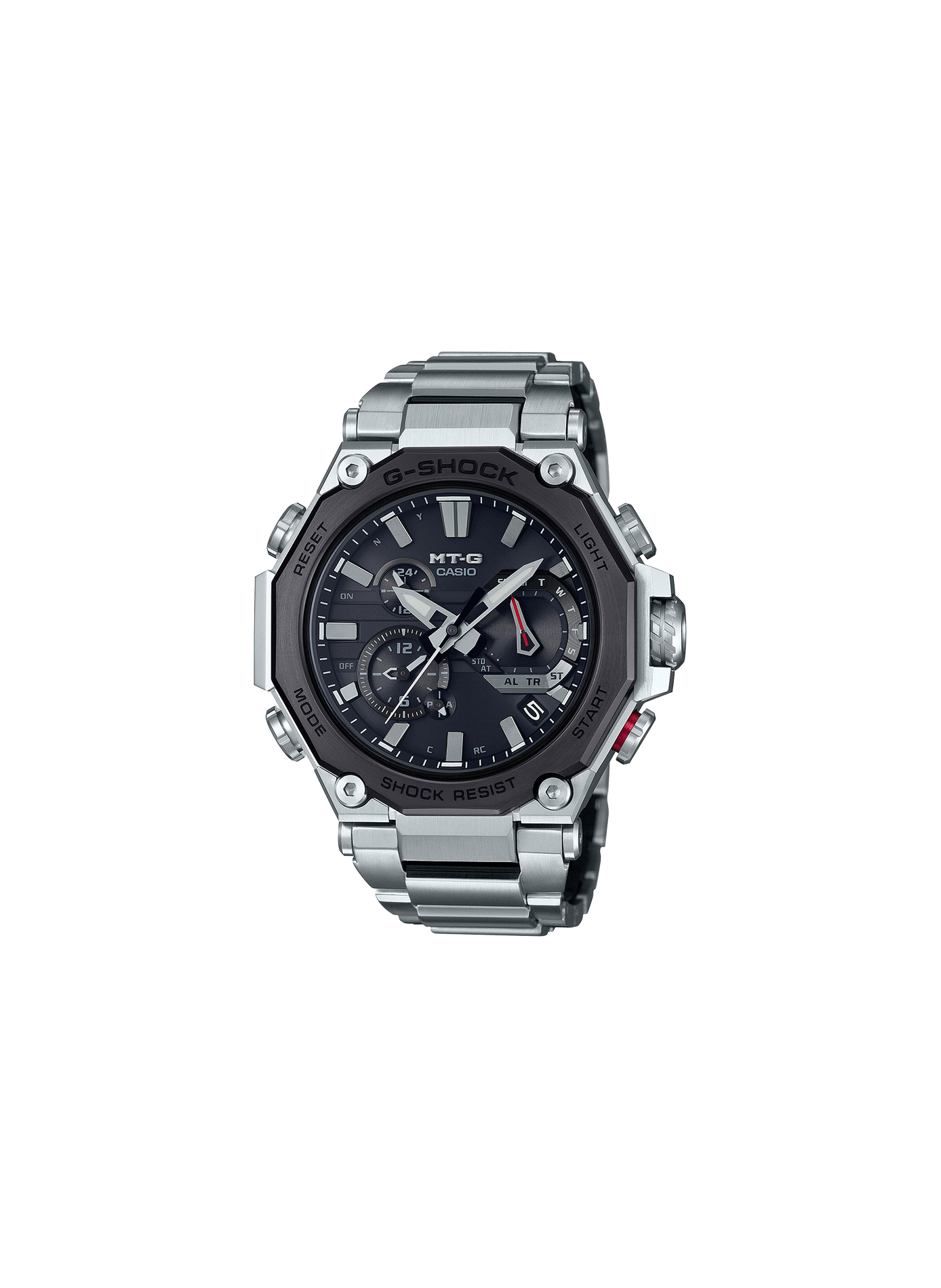 Montre Bluetooth en acier CASIO Noir