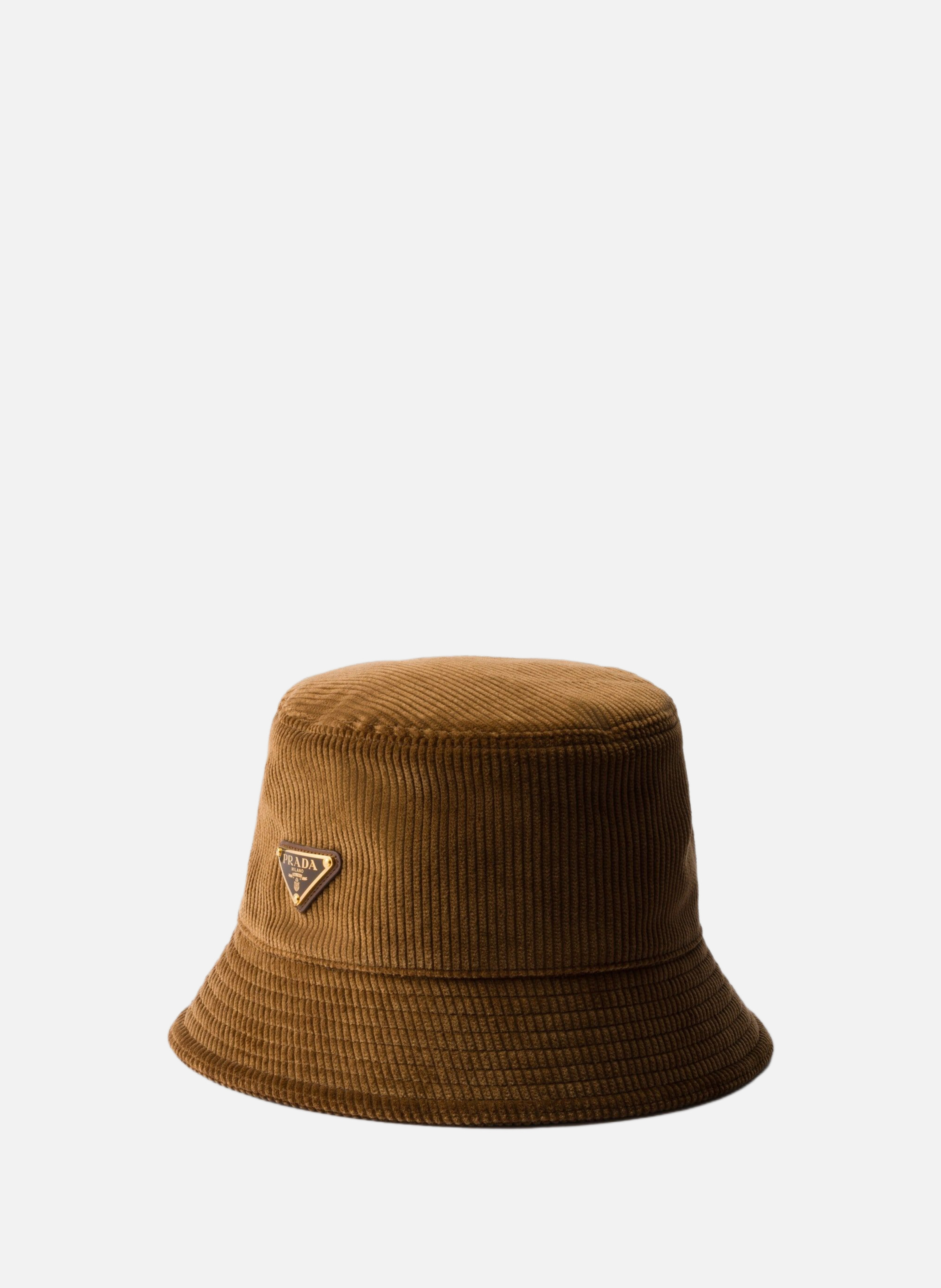 Bob en velours côtelé PRADA Marron