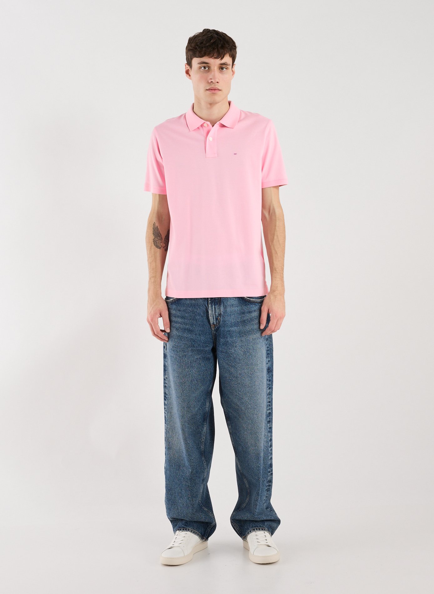 Polo en coton piqué  EDEN PARK Rose