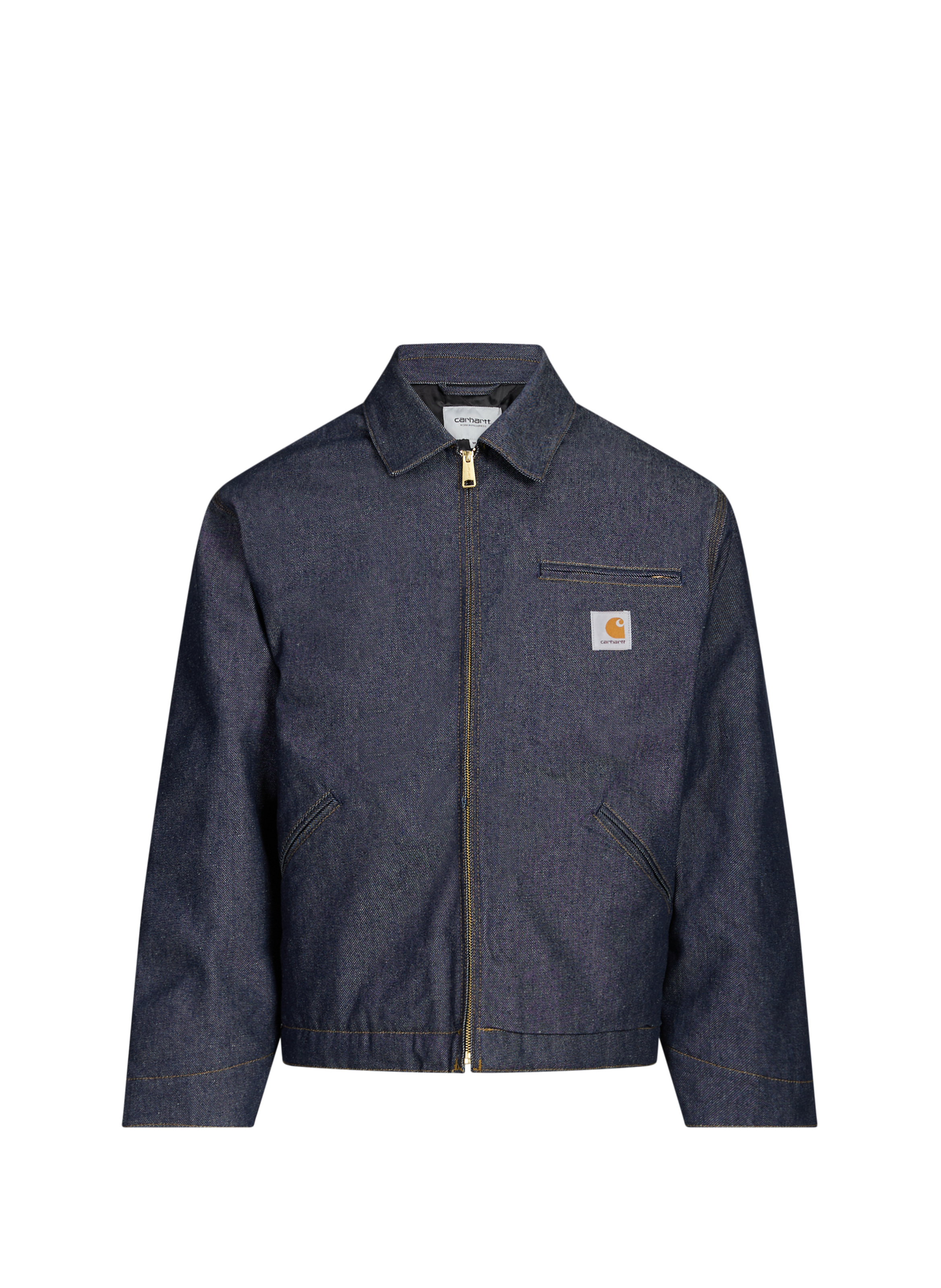 CARHARTT WIP Veste ample doublée à col classique en coton Bleu