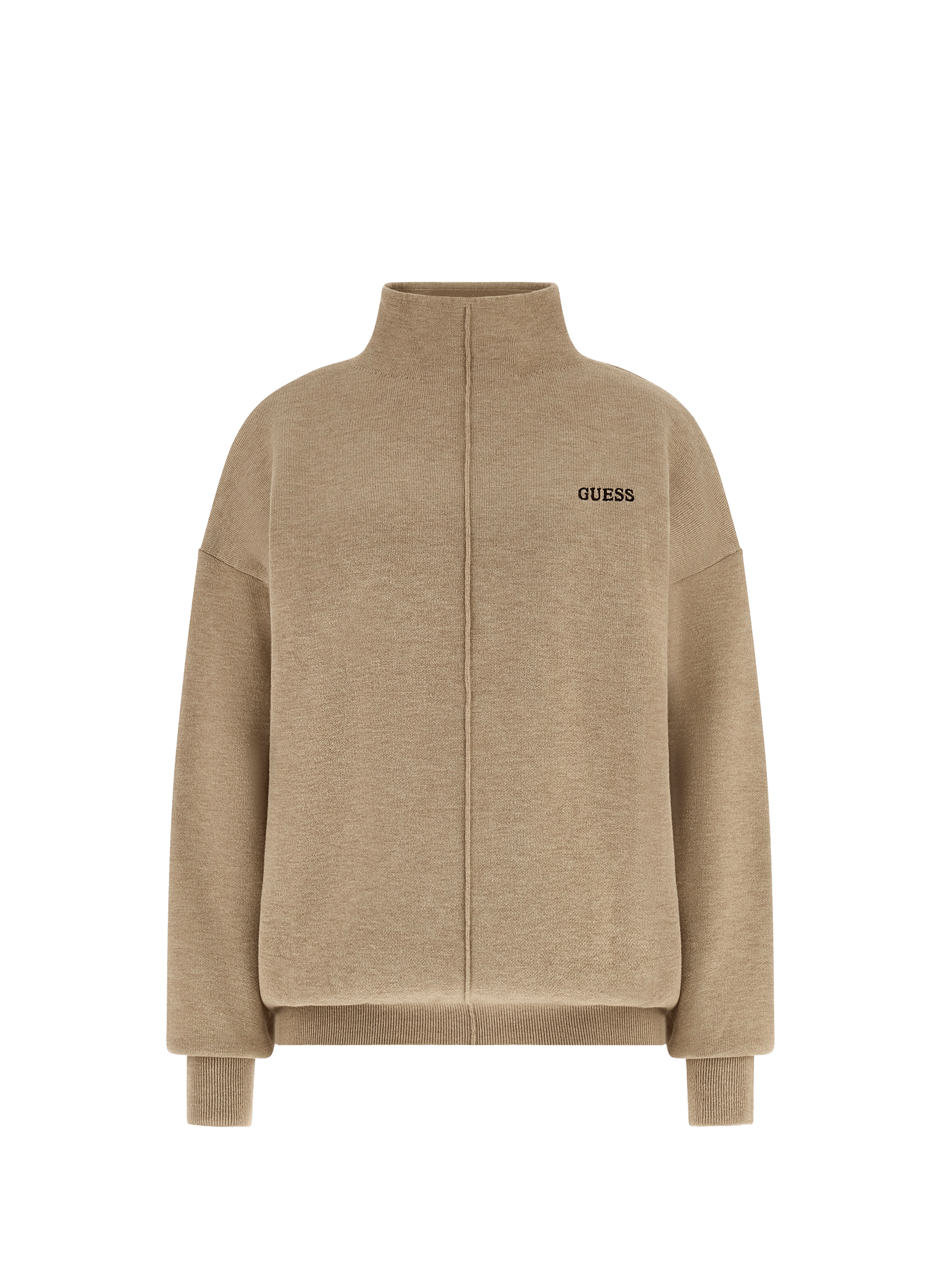 High neck sweatshirt GUESS Beige