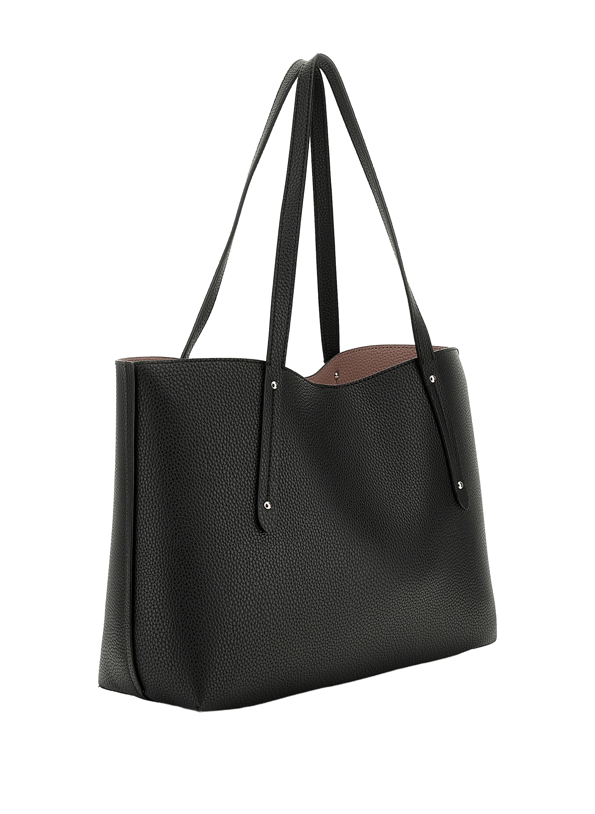 Brenton grained tote bag with pouch GUESS Black