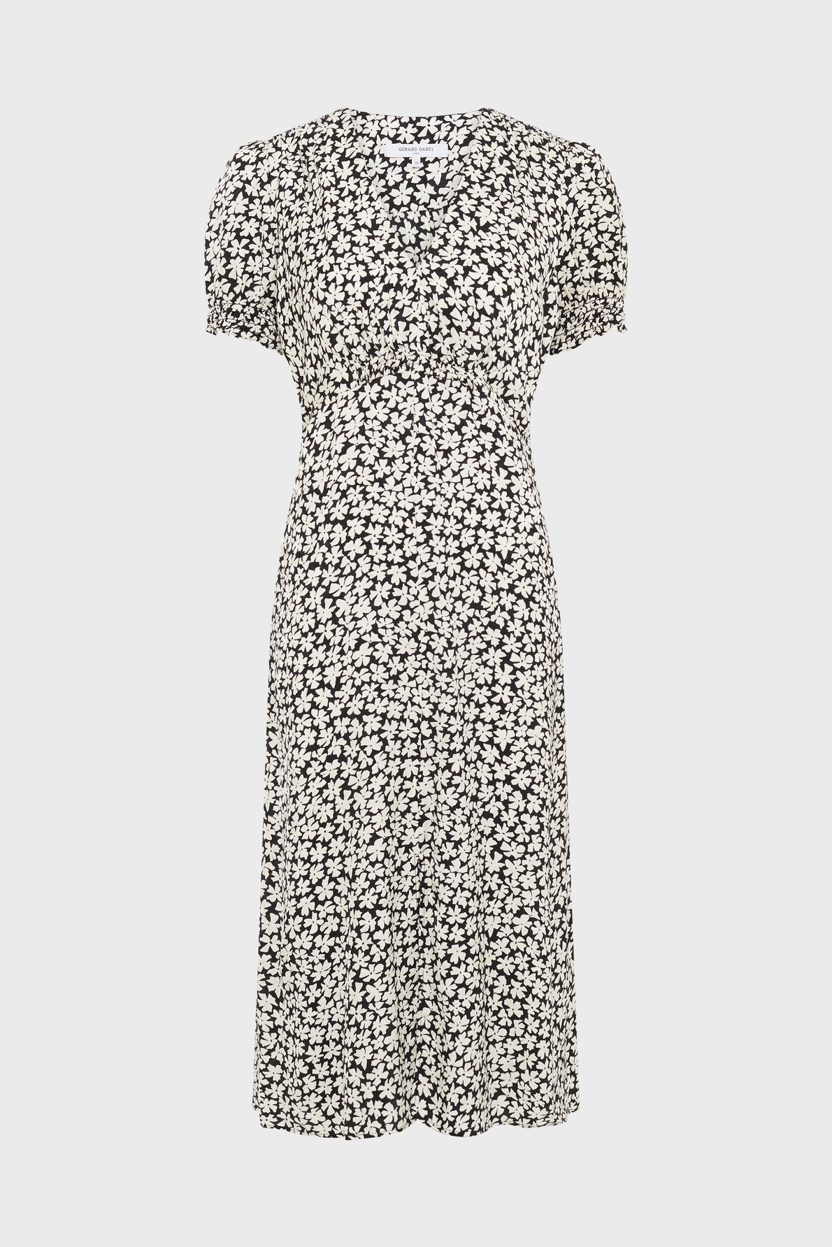 Robe longue à fleurs - rosi GERARD DAREL Noir