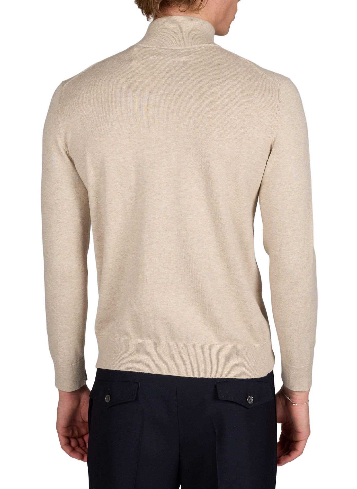 Funnel neck half-zip jumper GANT Beige