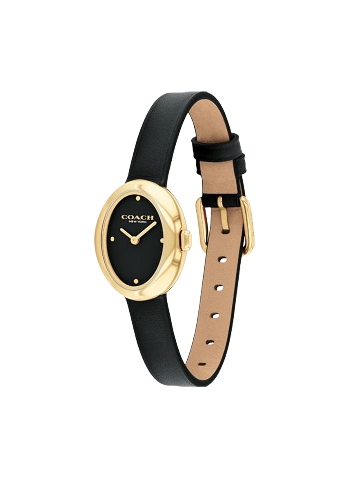 Montre quartz Sammy en cuir COACH MONTRES Noir