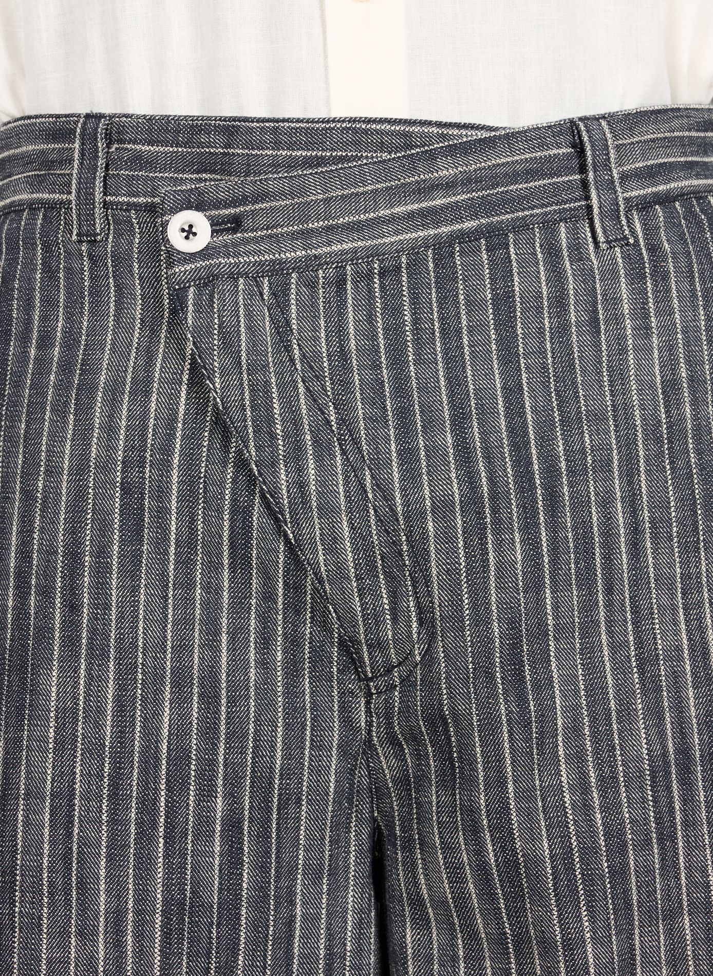 Striped denim shorts MERELY MADE Blue