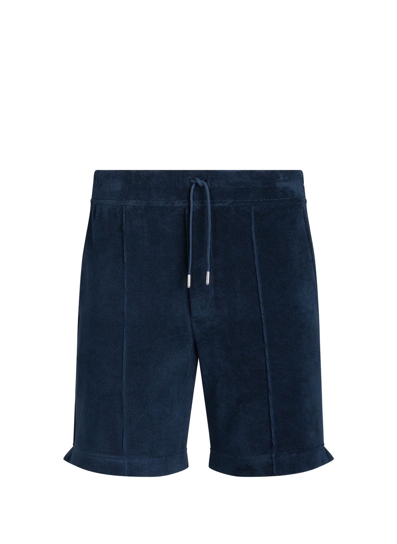 Short éponge en coton mélangé AURELIEN Bleu