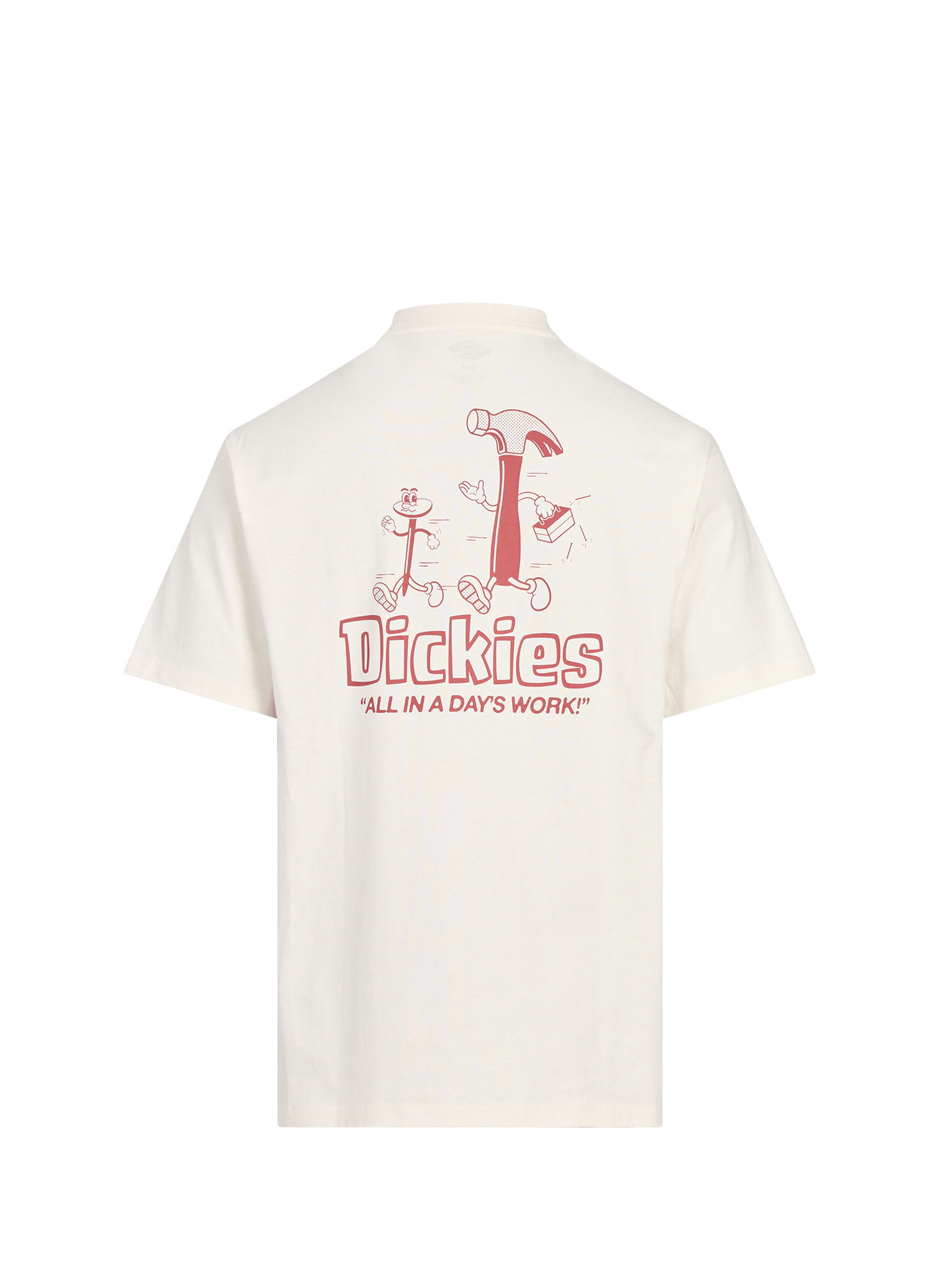 T-shirt imprimé en coton DICKIES Blanc