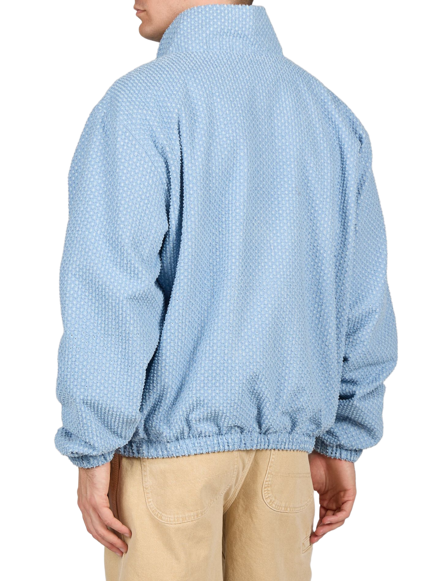 High-neck cotton jacket PAS UNE MARQUE Blue