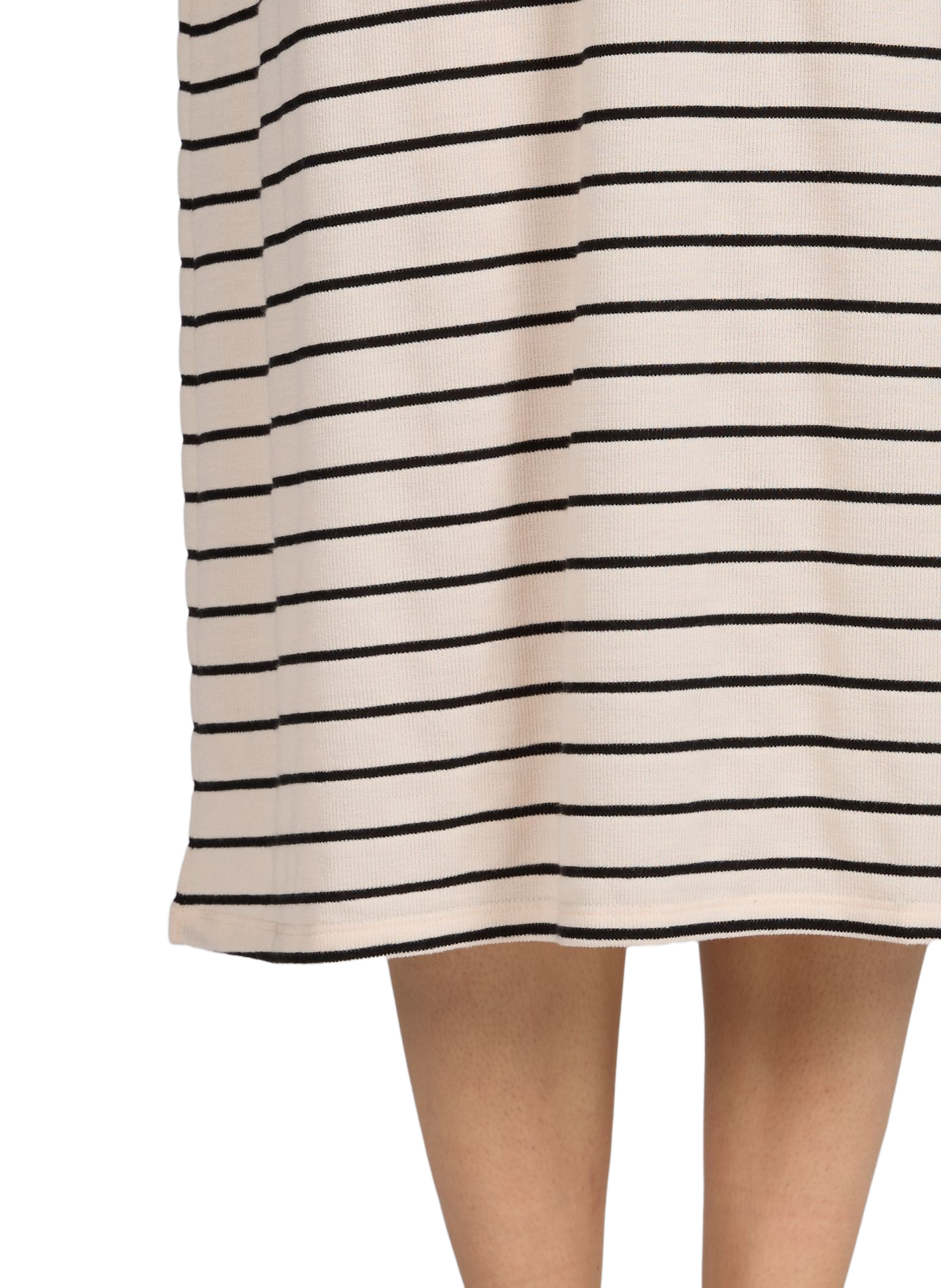 Robe longue à rayures VILA Beige