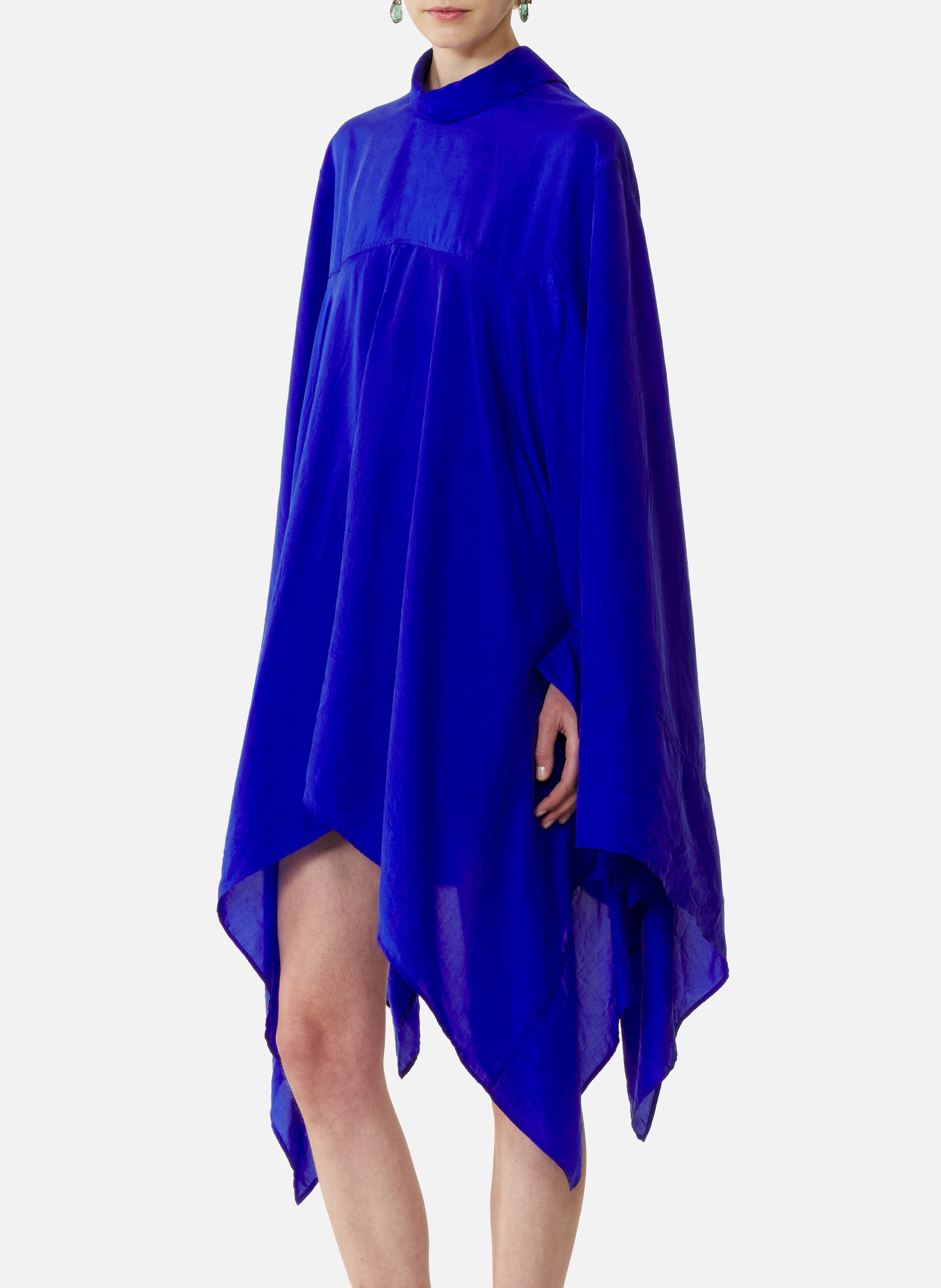 Haut ample en soie LANVIN Bleu
