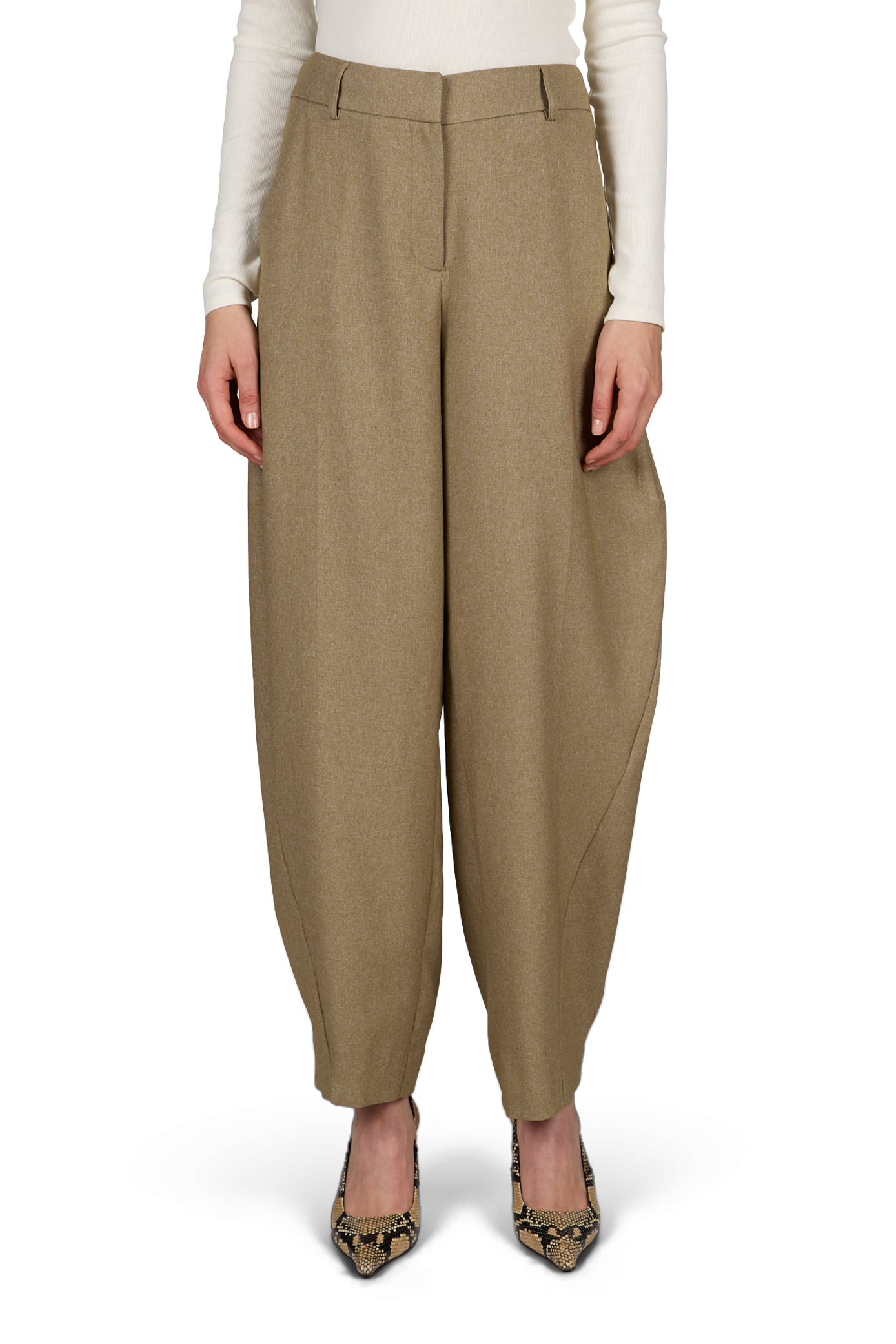 Tweed balloon pants TOPSHOP