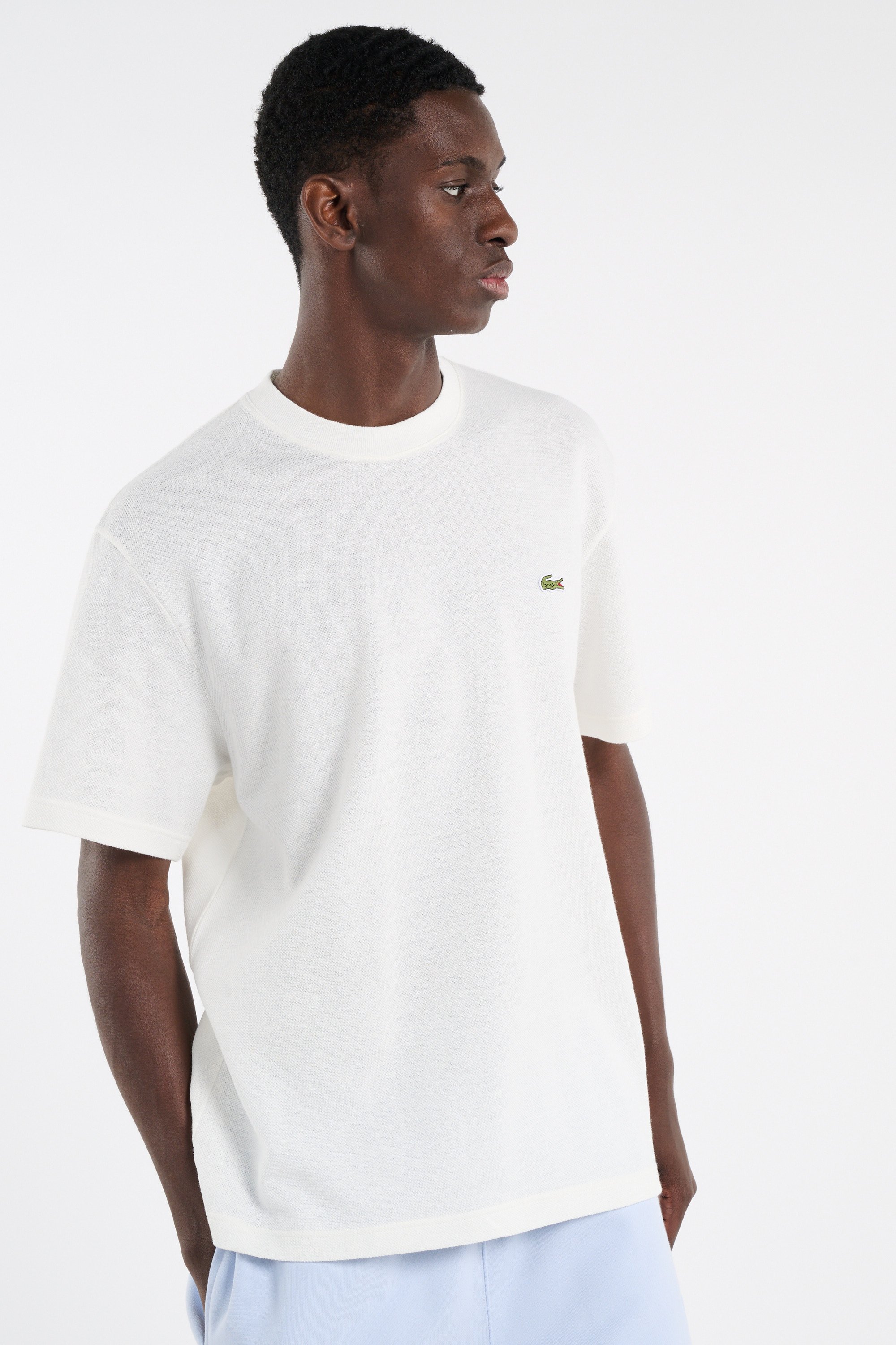 T-shirt tee-shirt LACOSTE Blanc