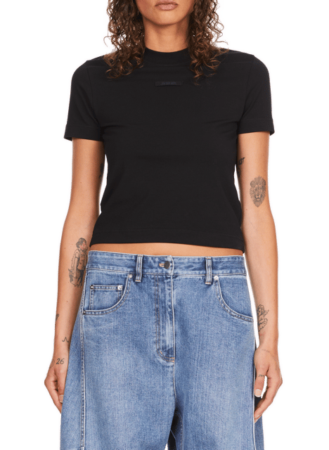Le T-shirt gros grain JACQUEMUS Noir