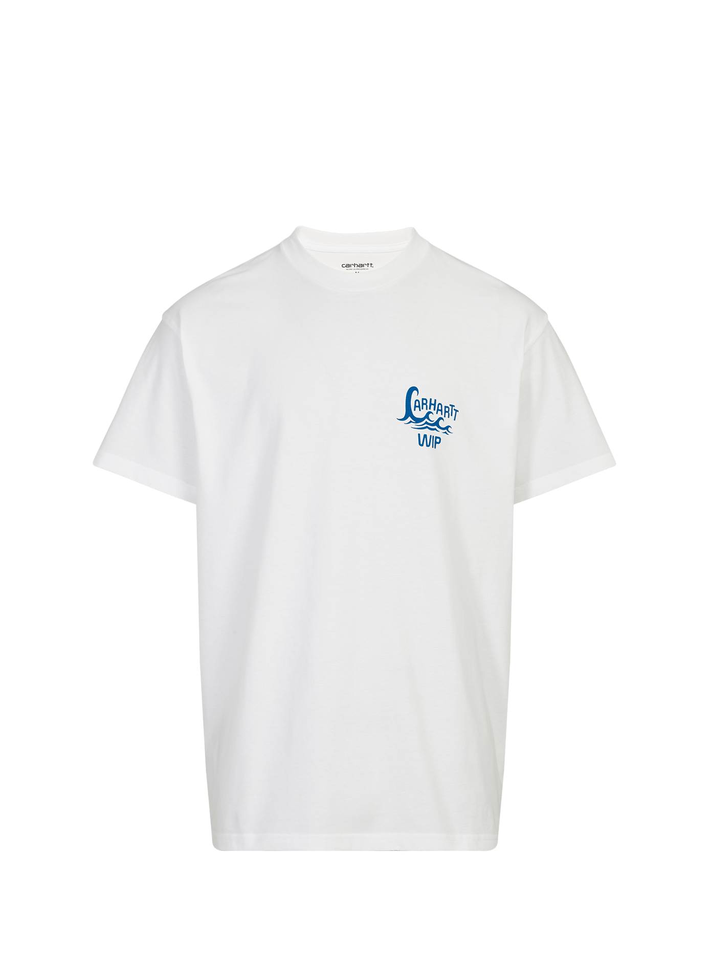 Short-sleeved Waves cotton T-shirt CARHARTT WIP White