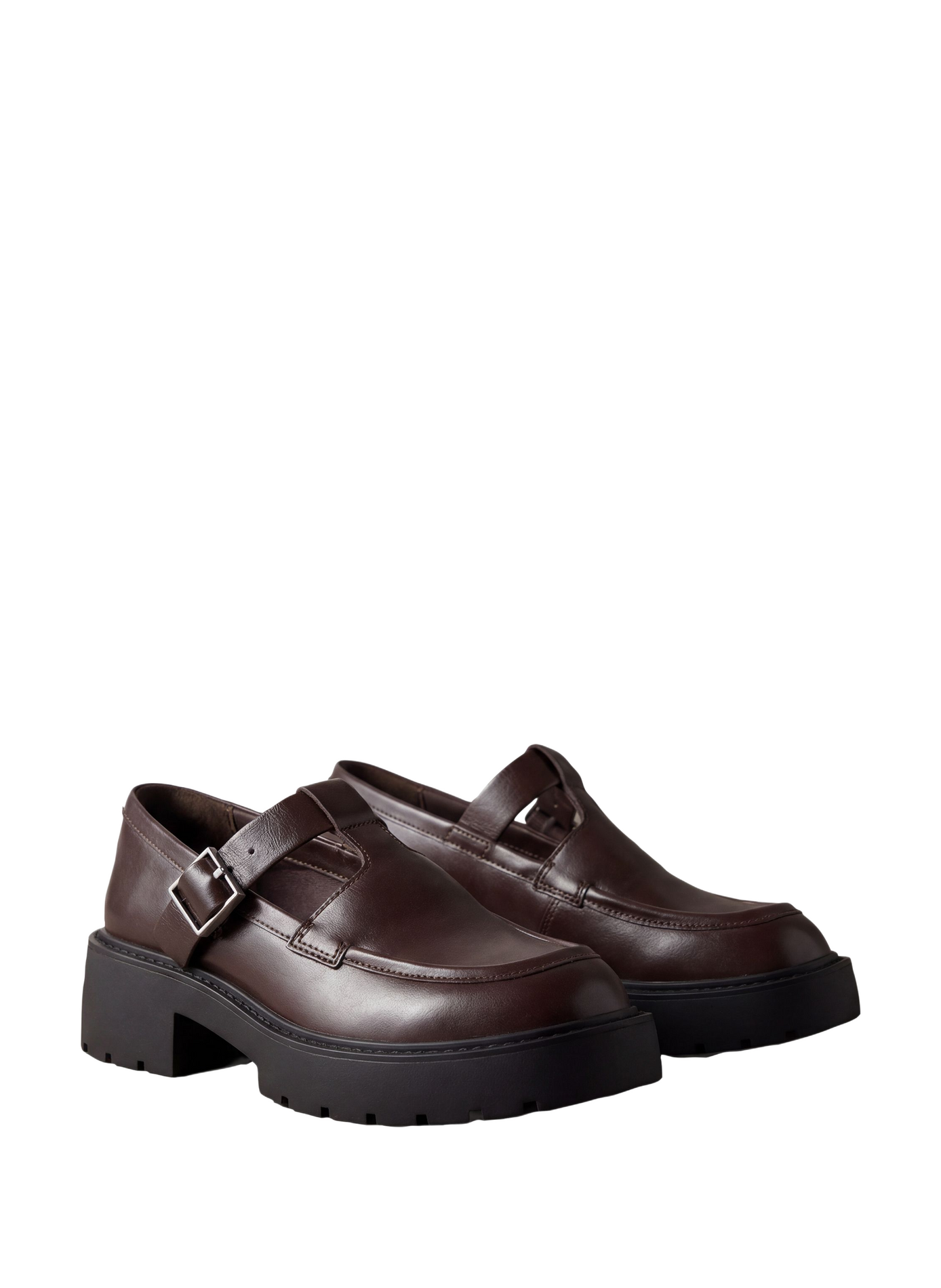 Leather strap moccasins CALVIN KLEIN Red