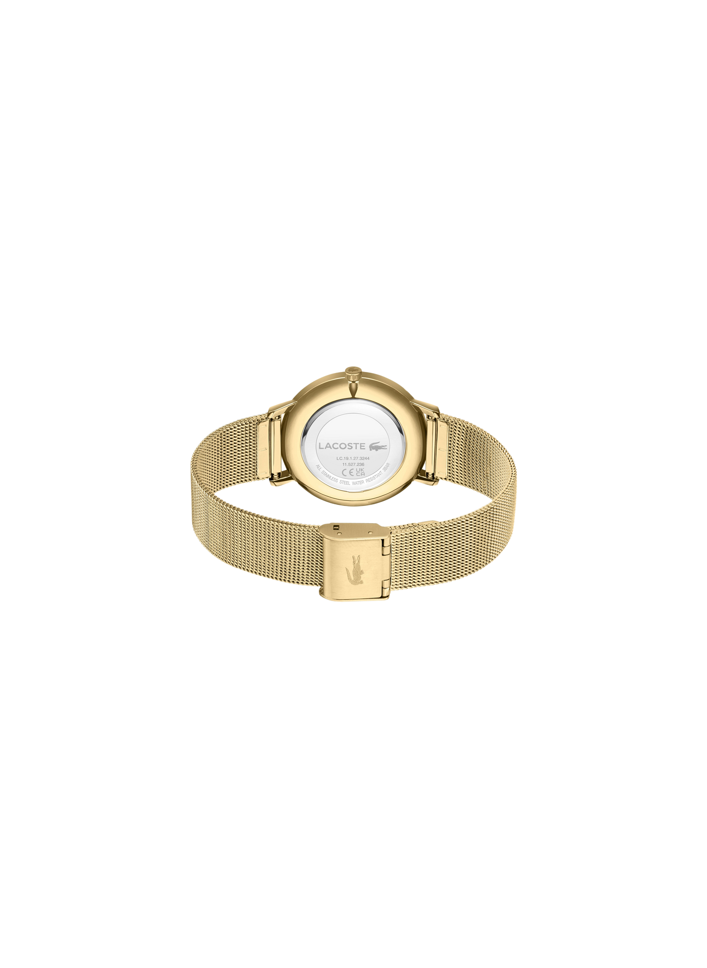 Quartz Crocorigin watch in stainless steel LACOSTE Golden