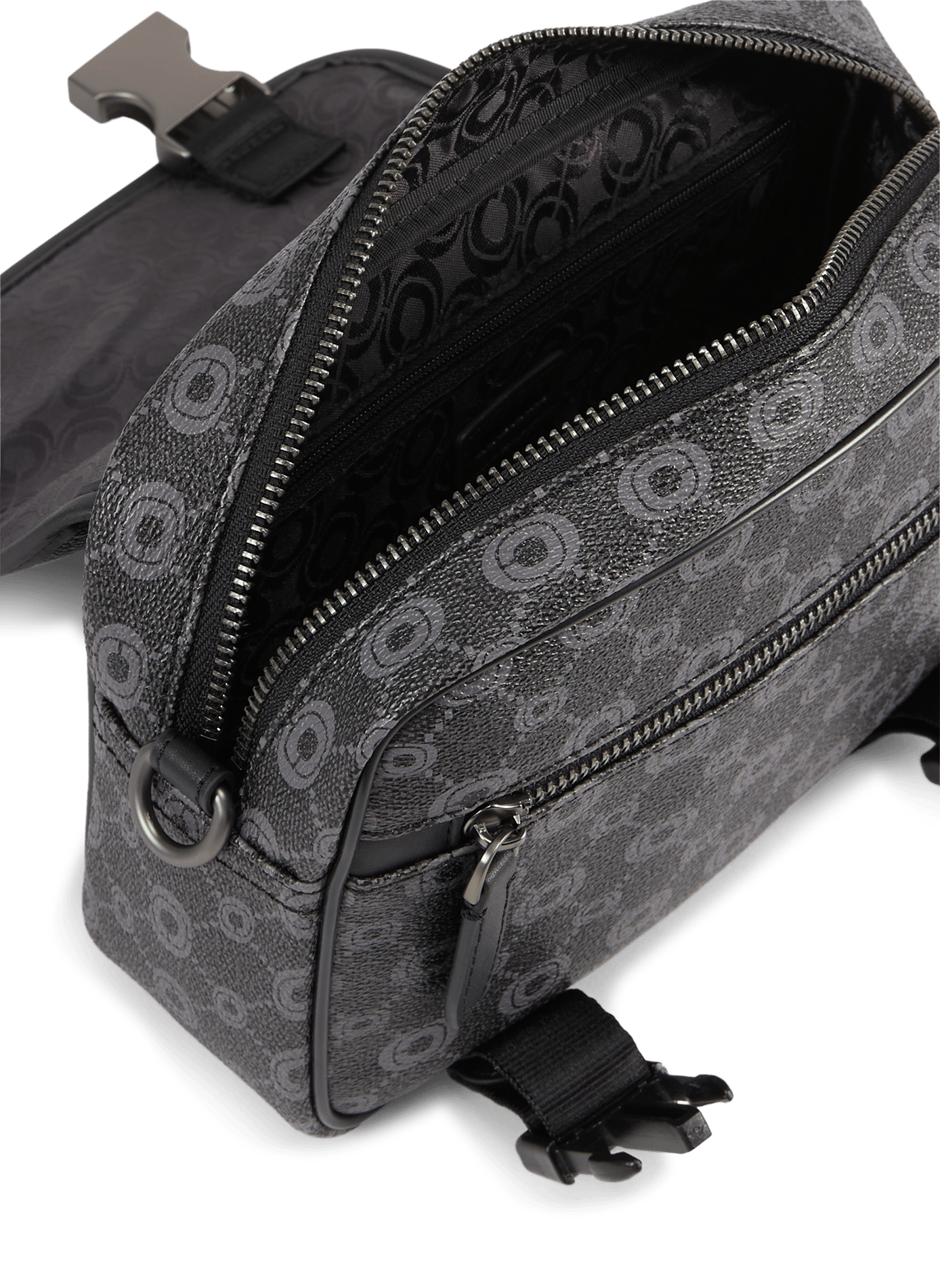 Monogrammed shoulder bag  CHABRAND Black