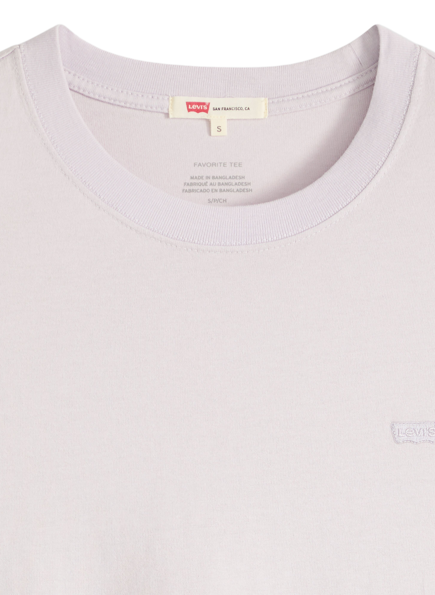 T-shirt met korte mouwen van katoen LEVI'S Blauw