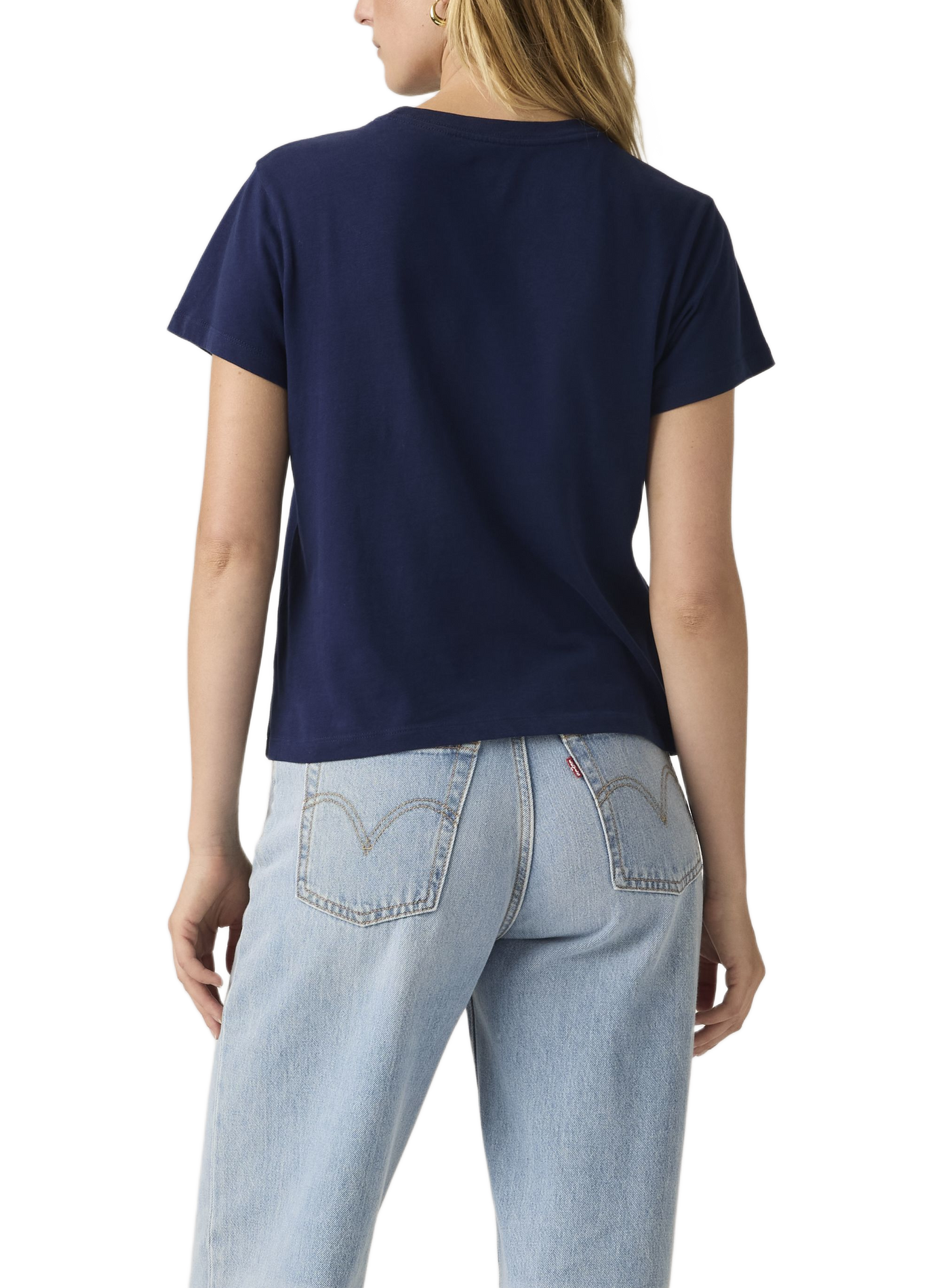T-shirt met korte mouwen van katoen LEVI'S Blauw