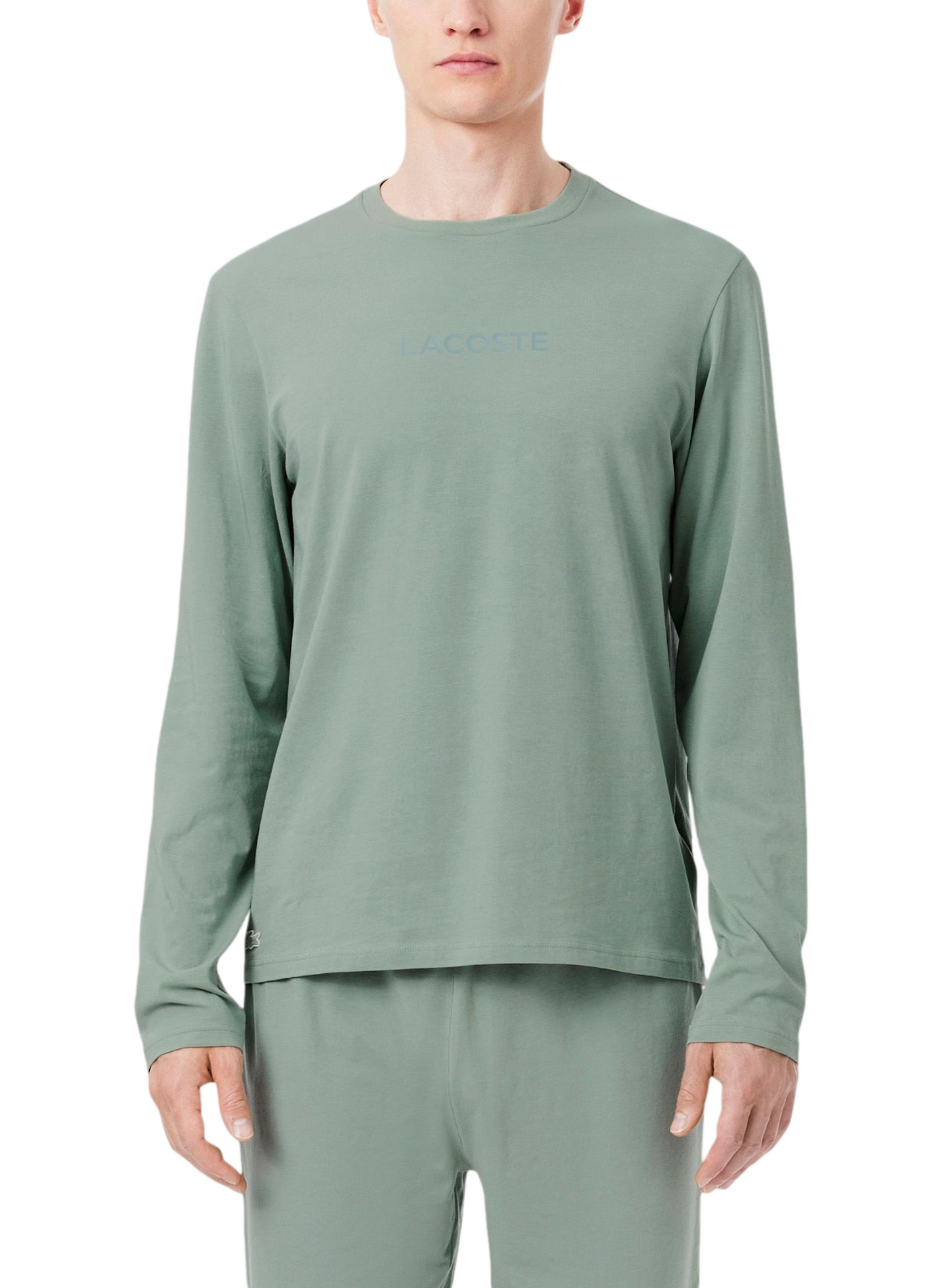 Ensemble de pyjama en coton mélangé LACOSTE Vert