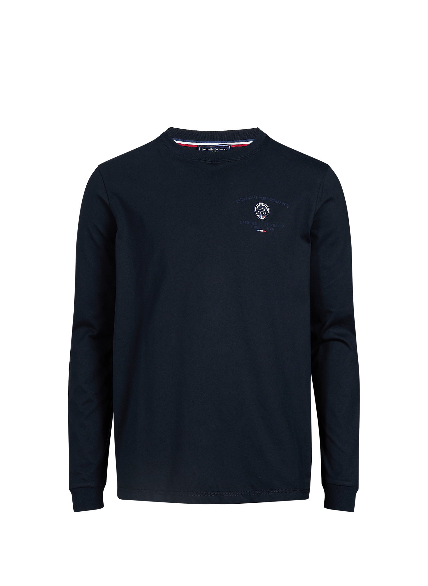 Cesar Olyh straight cotton T-shirt PATROUILLE DE FRANCE X REDSKINS Blue
