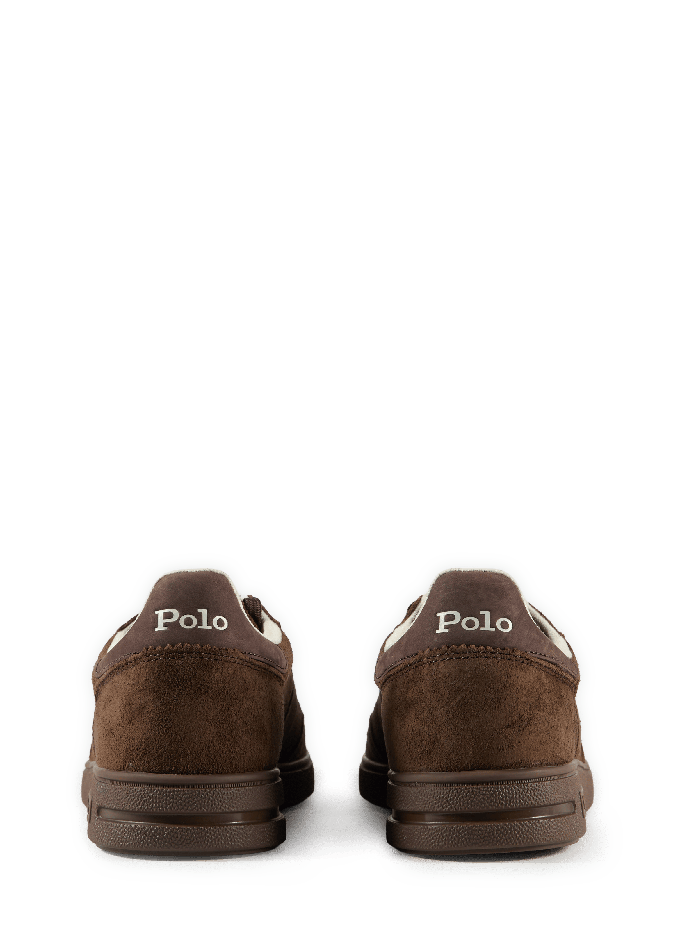 Low-top leather sneakers POLO RALPH LAUREN Brown