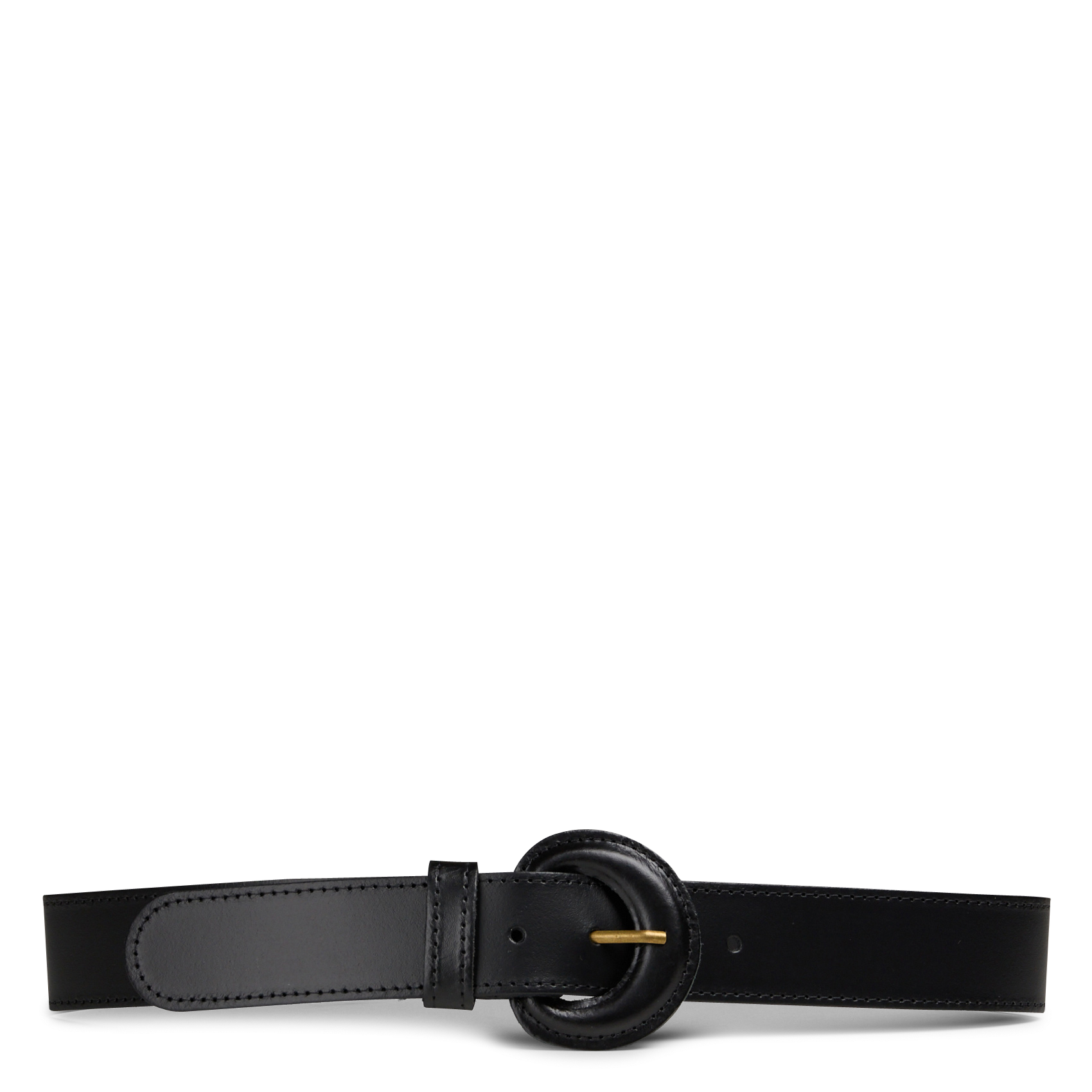 Leren riem LA FEE MARABOUTEE Zwart