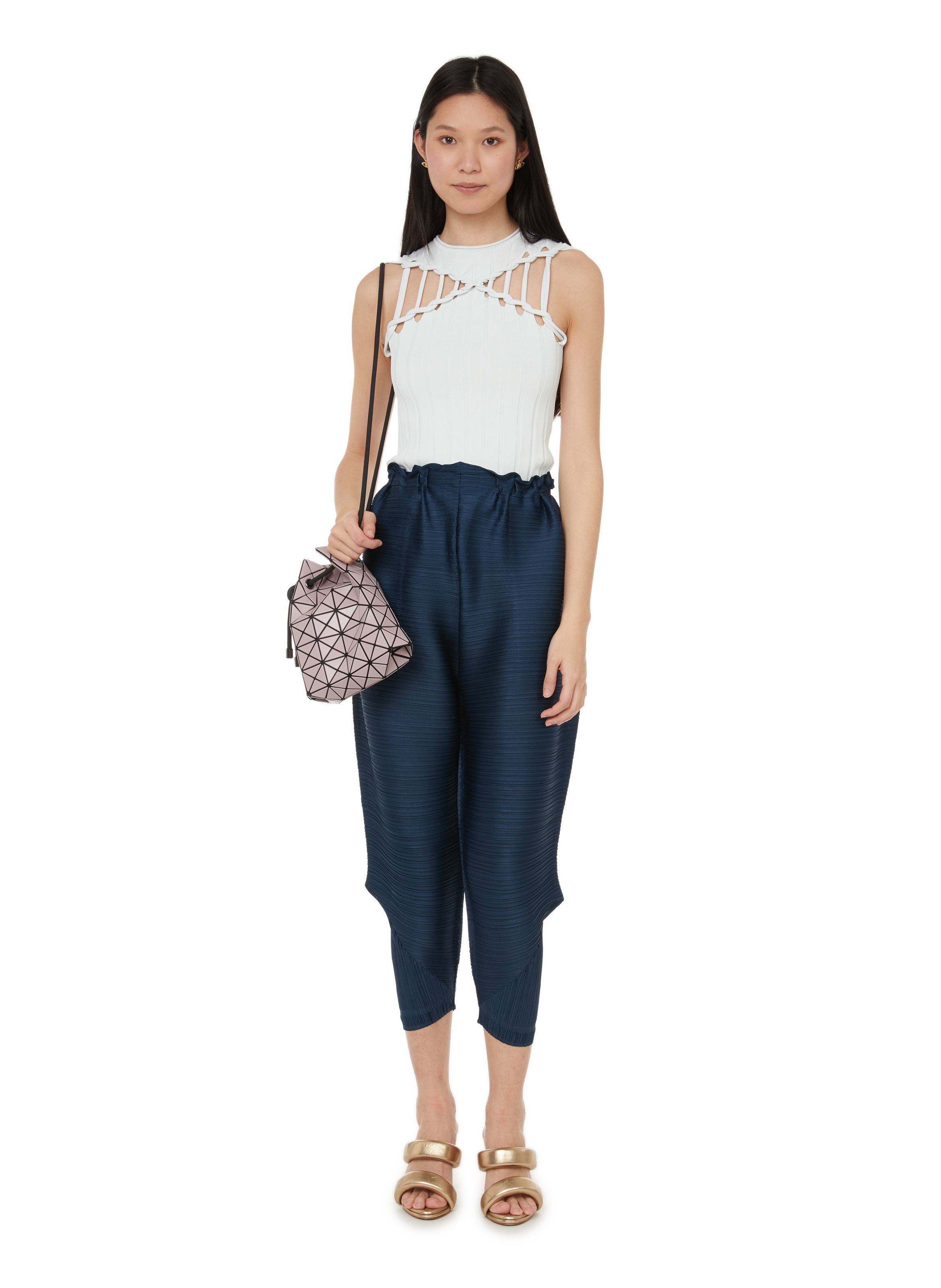 Orb crystal earrings VIVIENNE WESTWOOD Golden