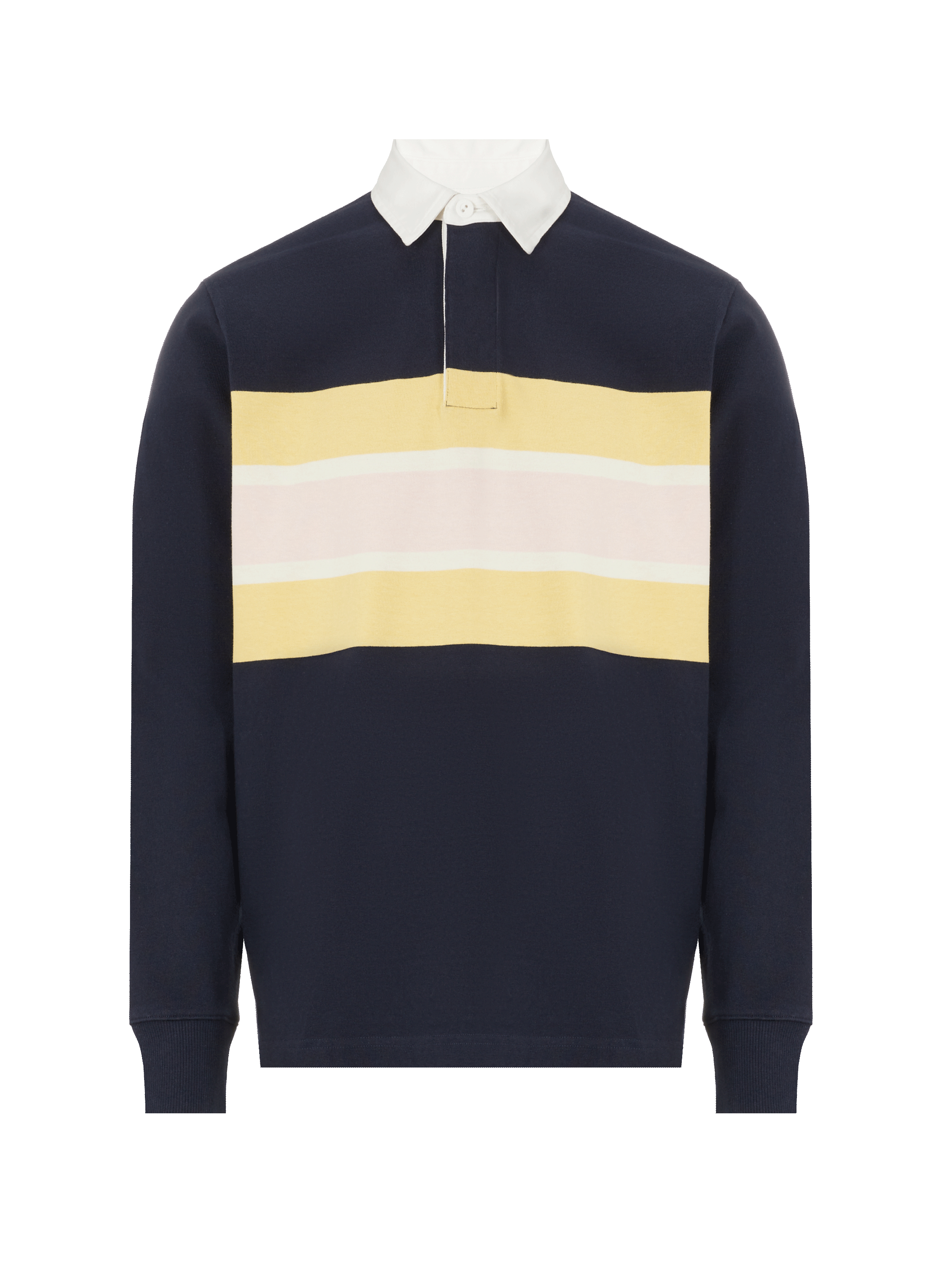 Polo manches longues en coton