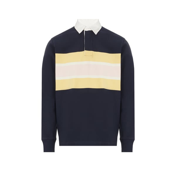 Polo manches longues en coton