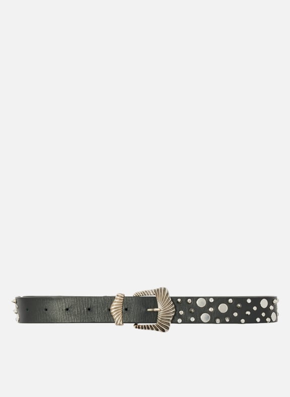 Ceinture cuir cloutée femme outlet