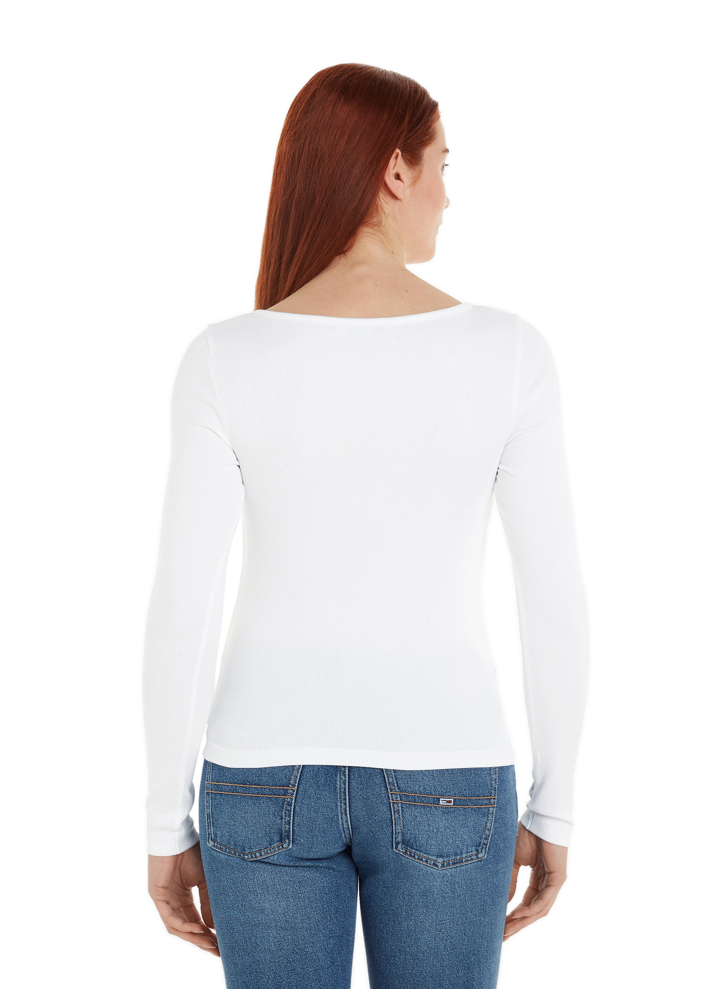 T-shirt à manches longues TOMMY HILFIGER Blanc
