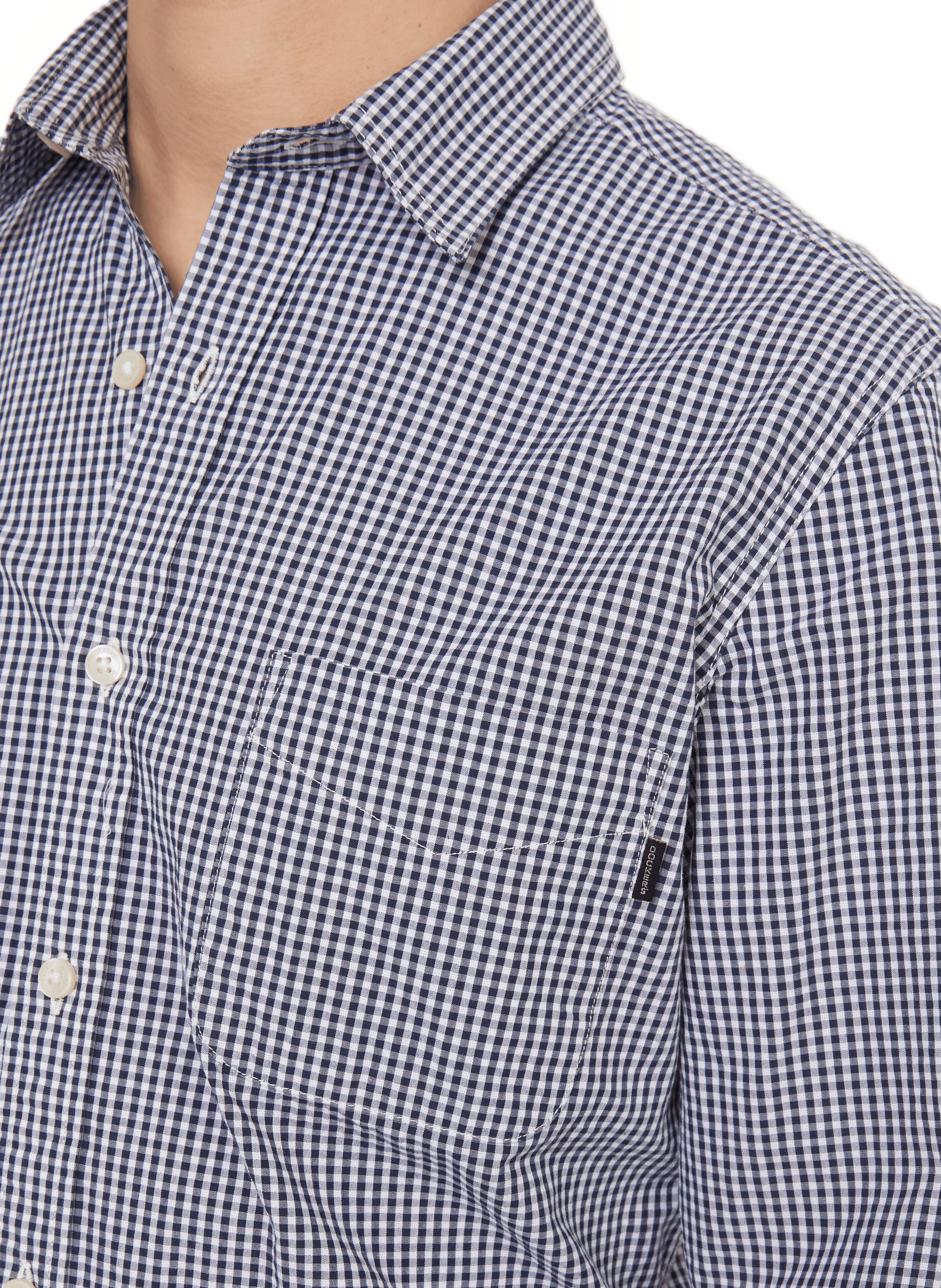 Striped cotton shirt DOCKERS Blue