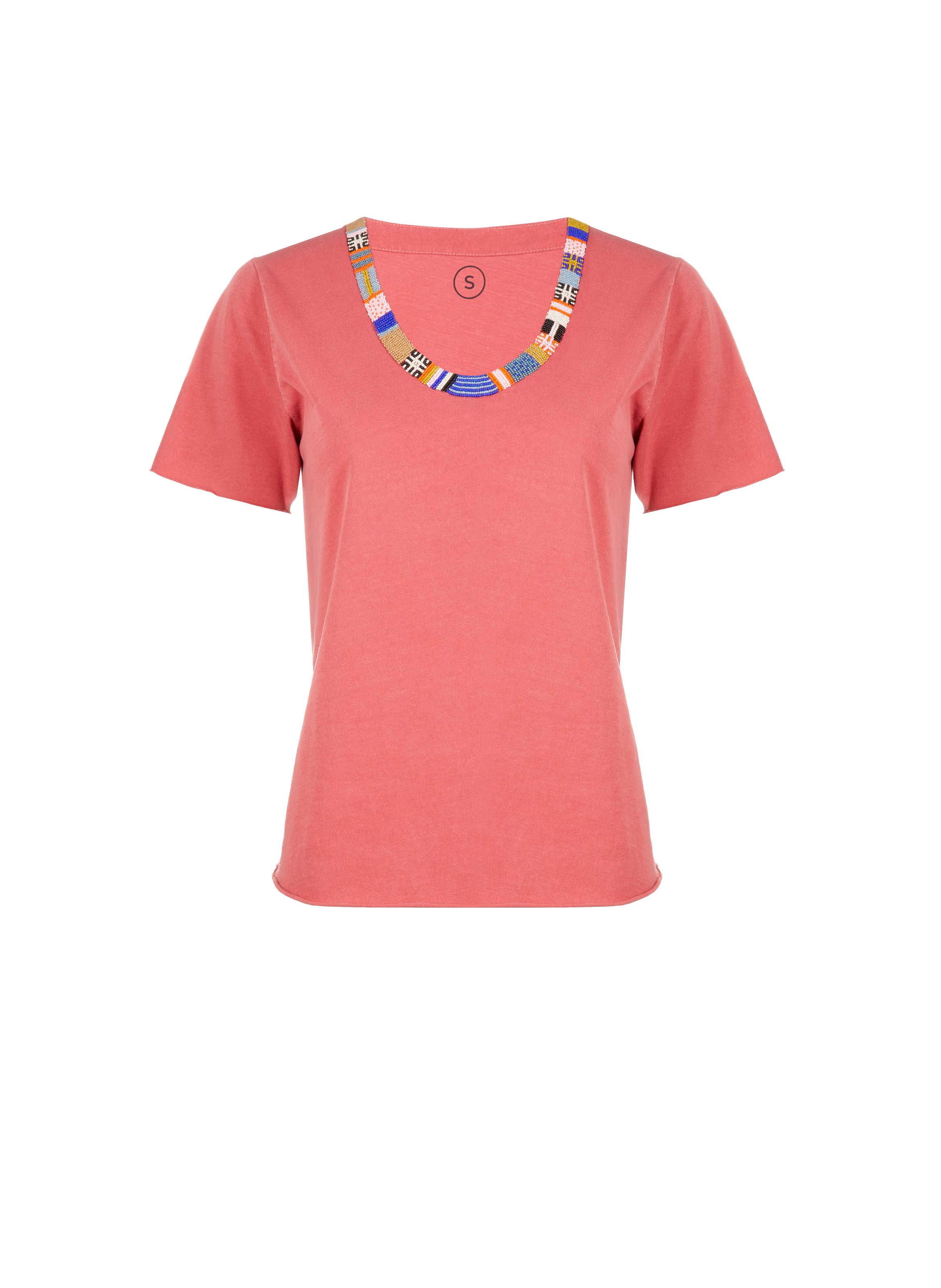 LEON & HARPER Tizia printed T-shirt Orange