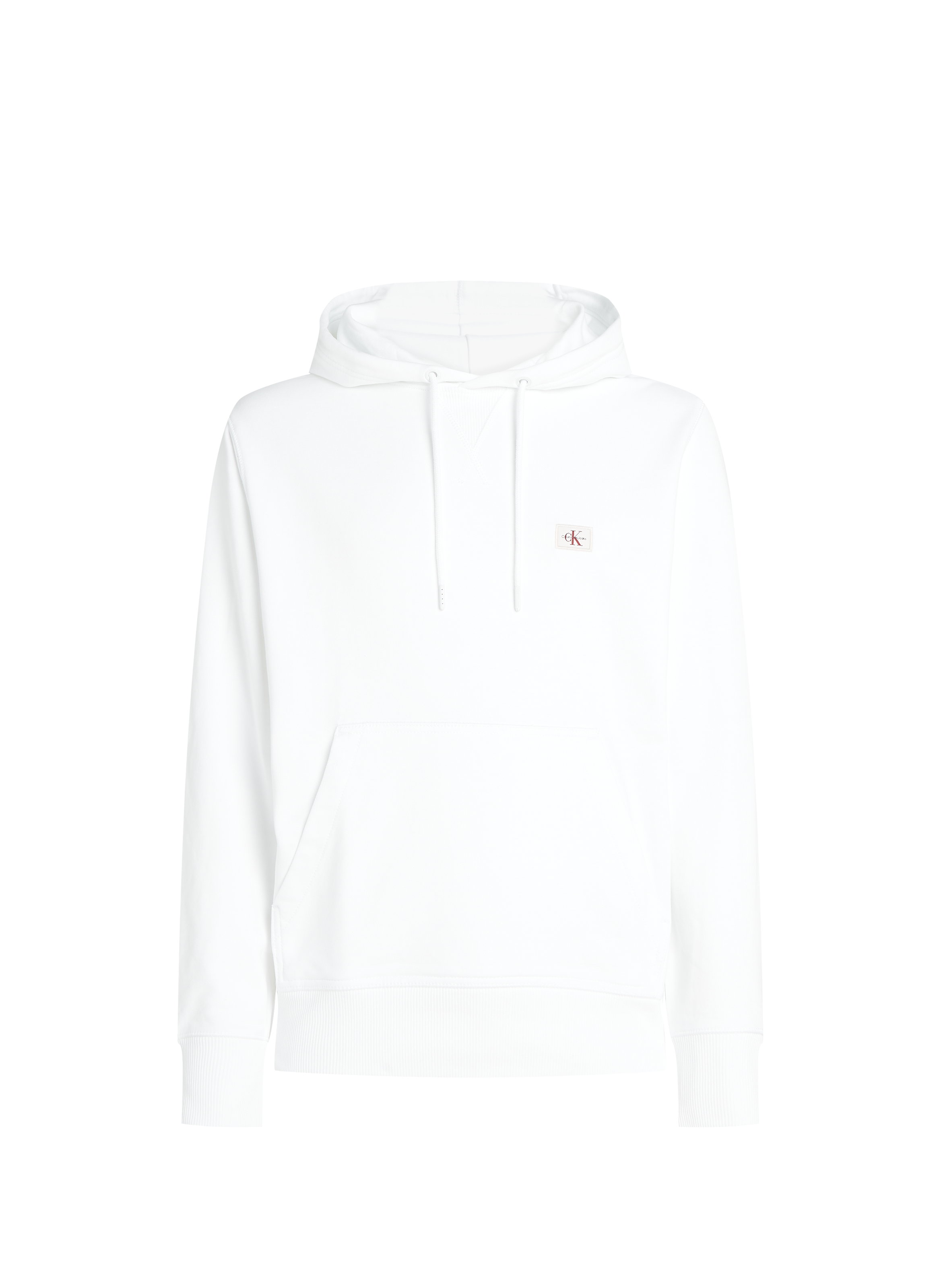 Hoodie en coton CALVIN KLEIN Blanc