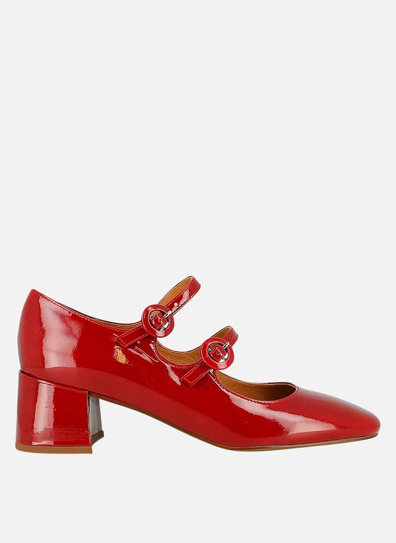 Babies en cuir glacé delou Rouge by JONAK JONAK Babies en cuir glacé delou Rouge