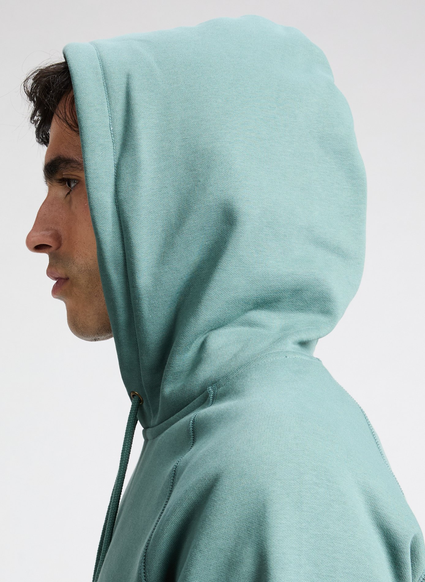 Sweatshirt en coton mélangé Vert