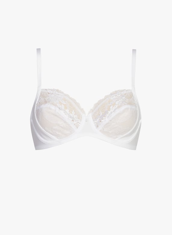 Underwired Classic Bra | White by WACOAL Underwired Classic Bra White