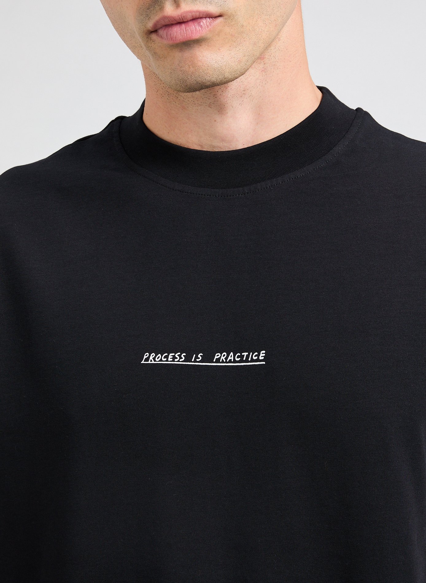 Classic Cotton T-Shirt SELECTED Black