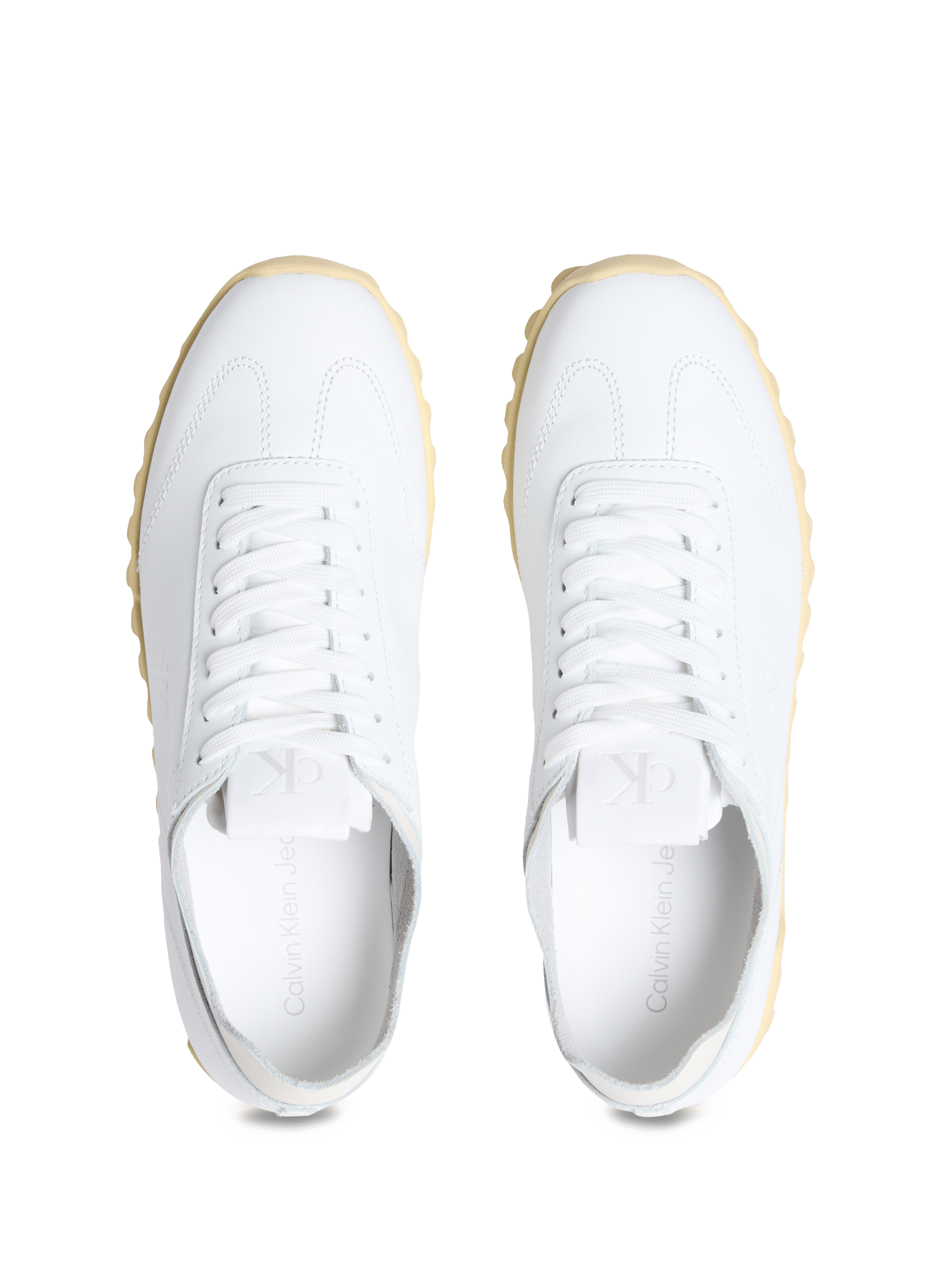 Leather sneakers CALVIN KLEIN White