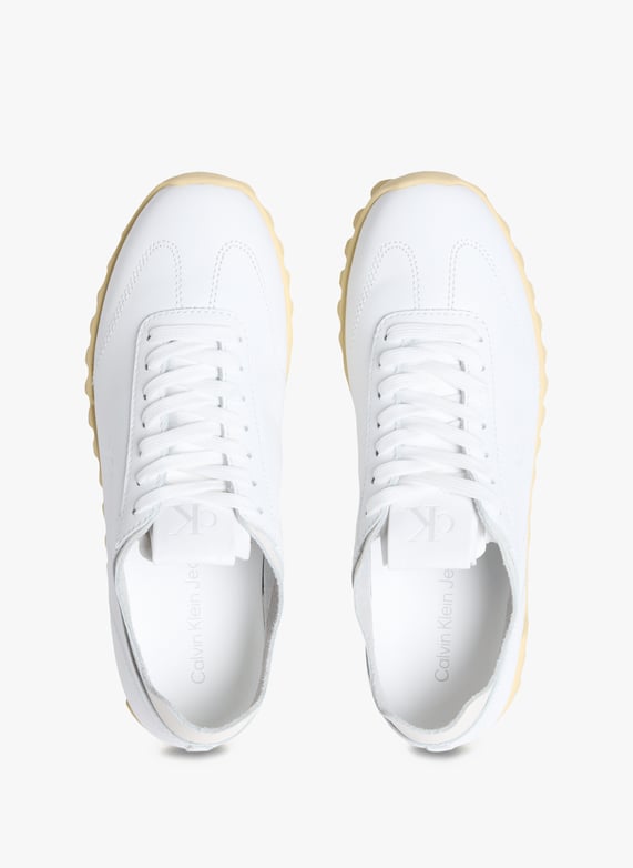 Baskets en cuir | Blanc by CALVIN KLEIN Baskets en cuir Blanc