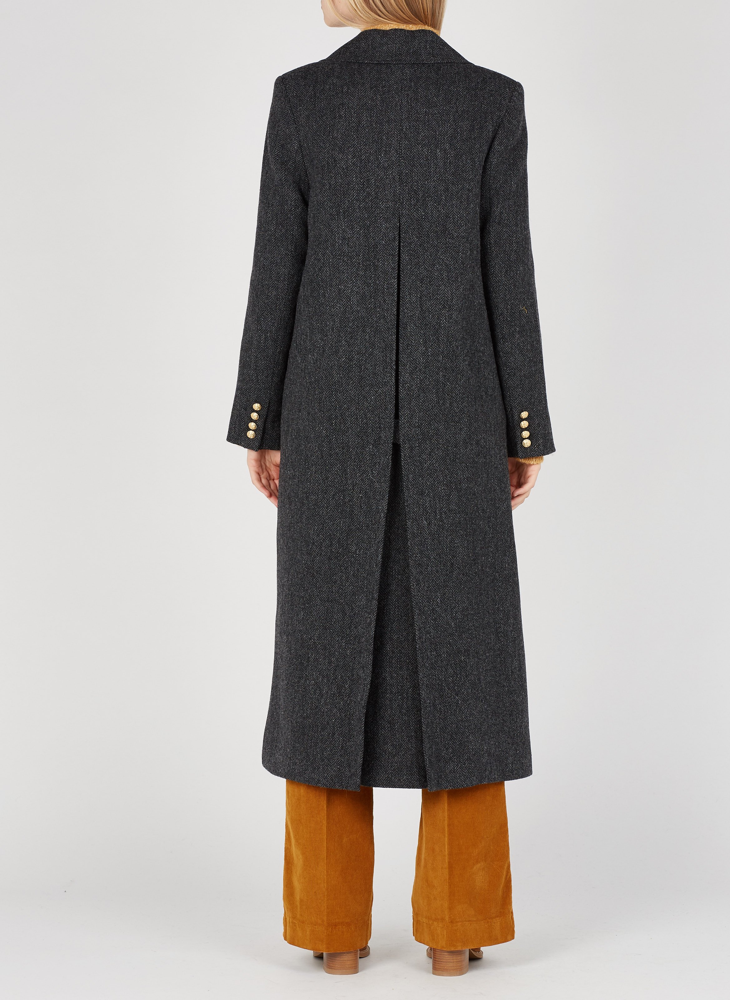 Ceinture à boucle en cuir betty BA&SH Marron