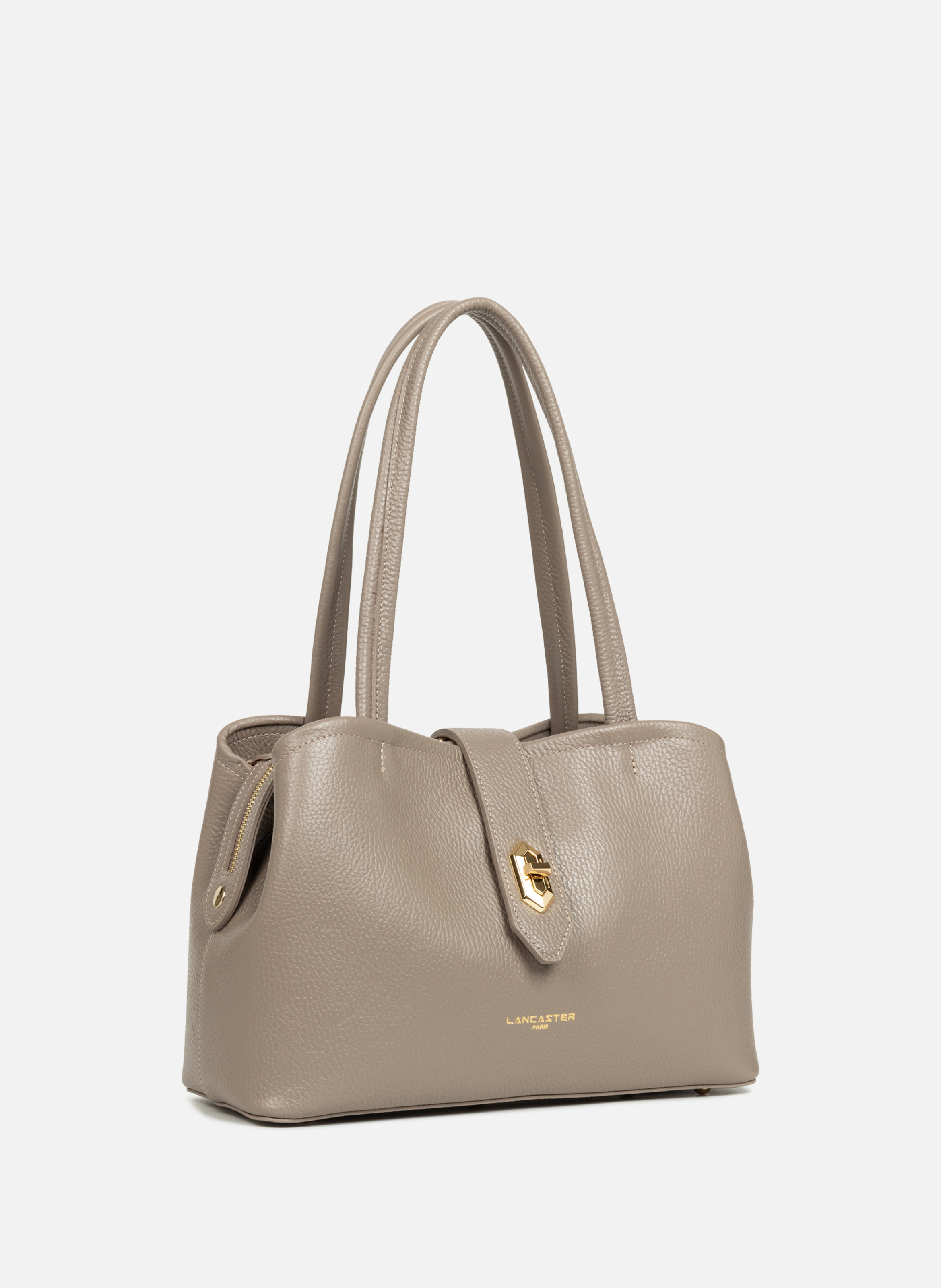 Sac cabas épaule - top double LANCASTER Gris